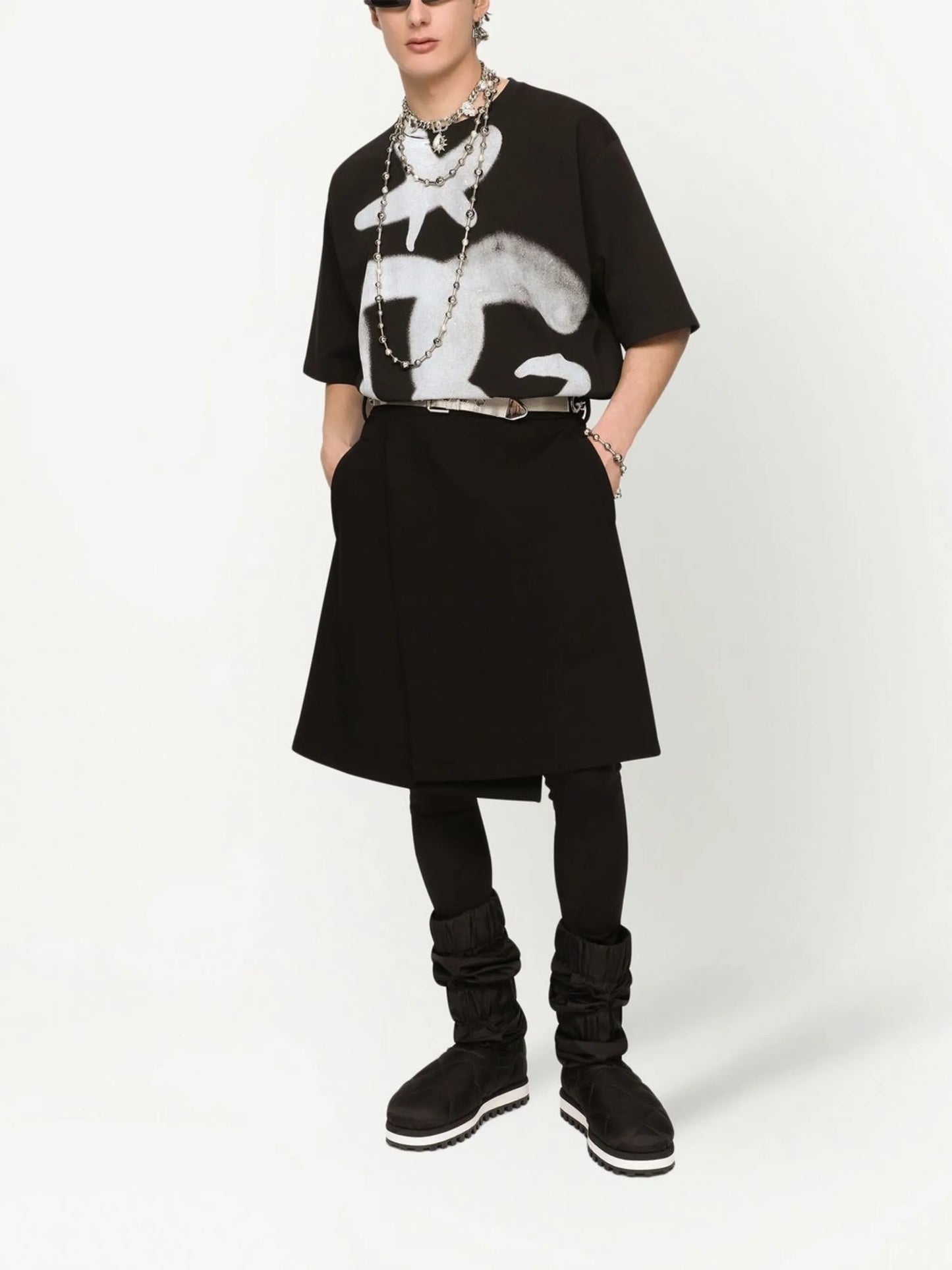 DG graffiti-print boxy T-shirt