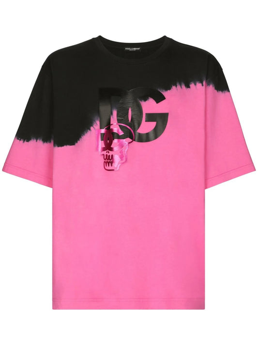 DG-logo tie-dye T-shirt