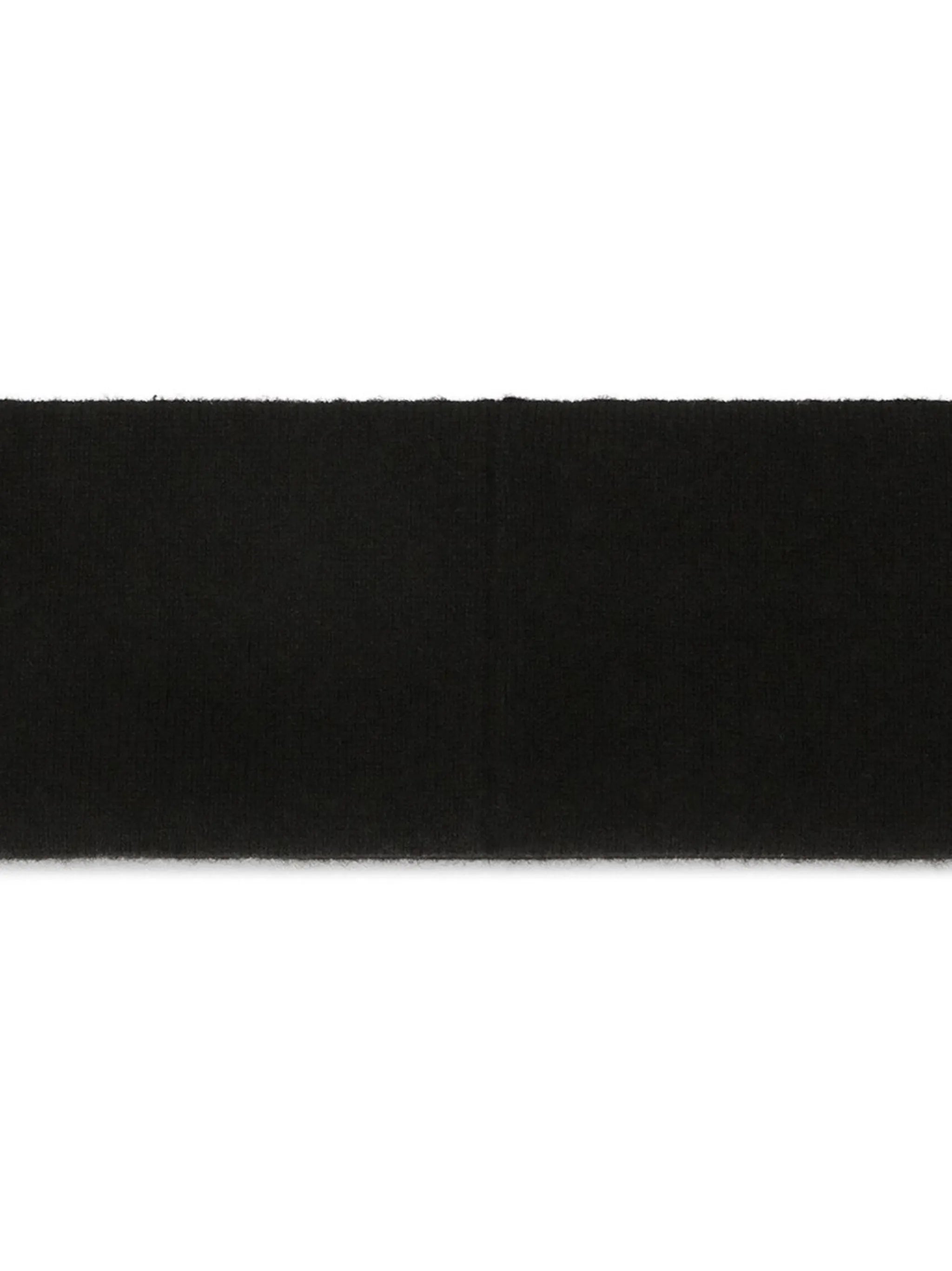 logo-jacquard wool-cashmere scarf