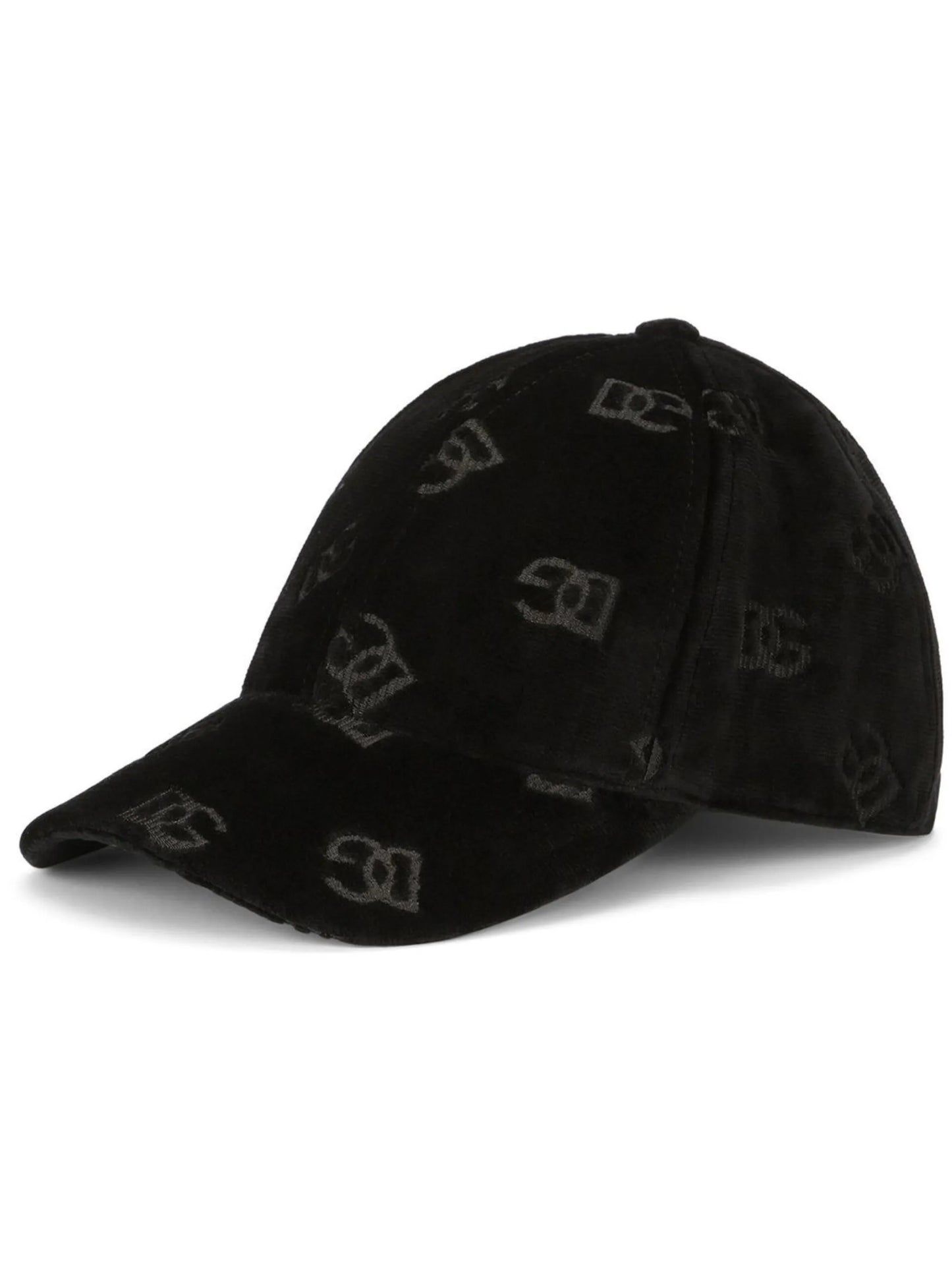 DG-logo velvet baseball cap