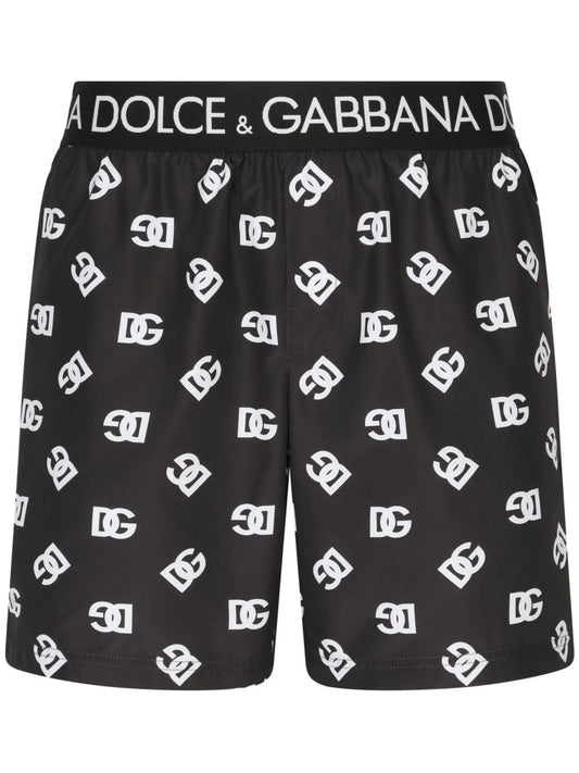 DG-logo swim shorts