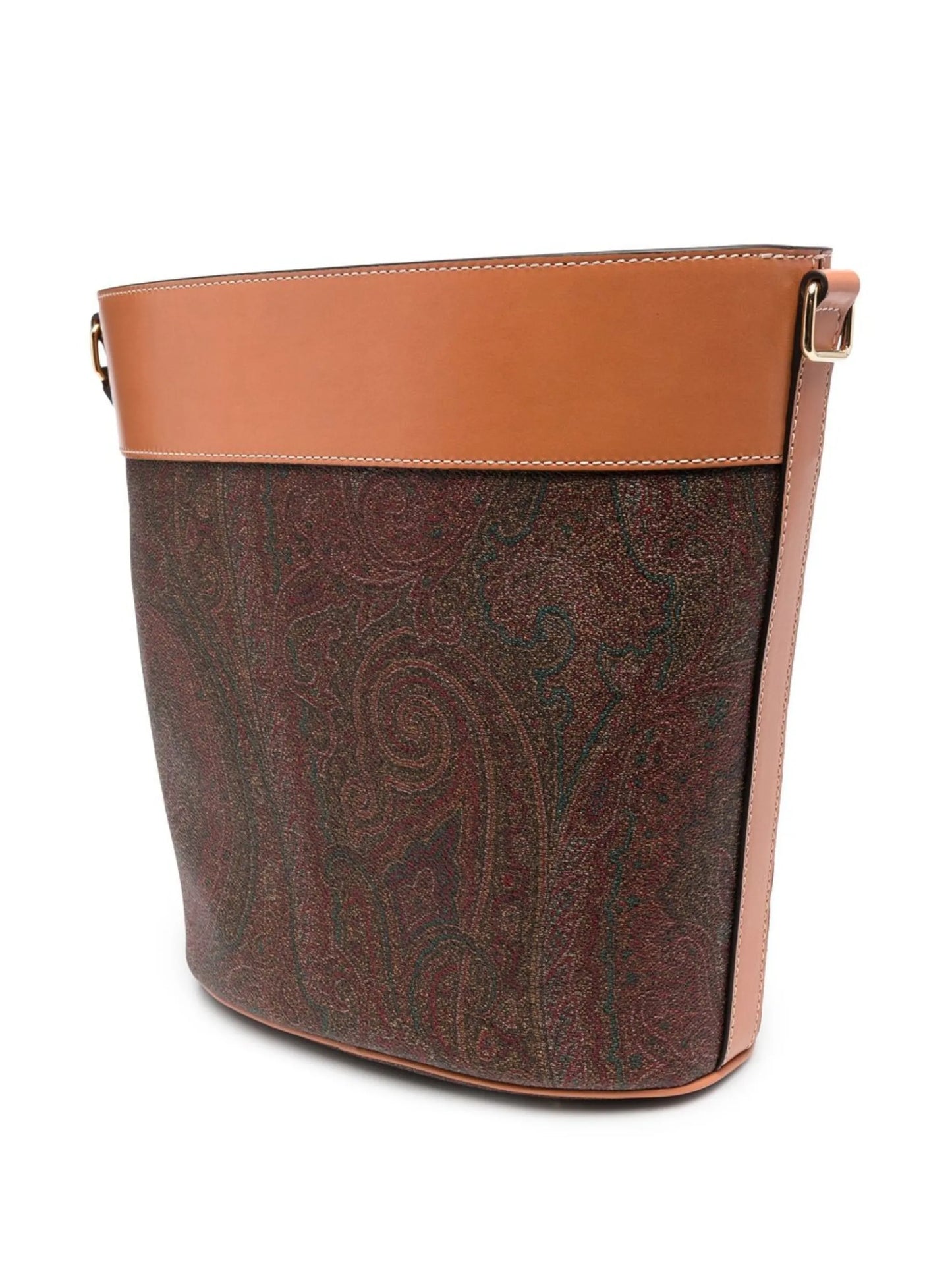 Crown Me paisley-print bucket bag