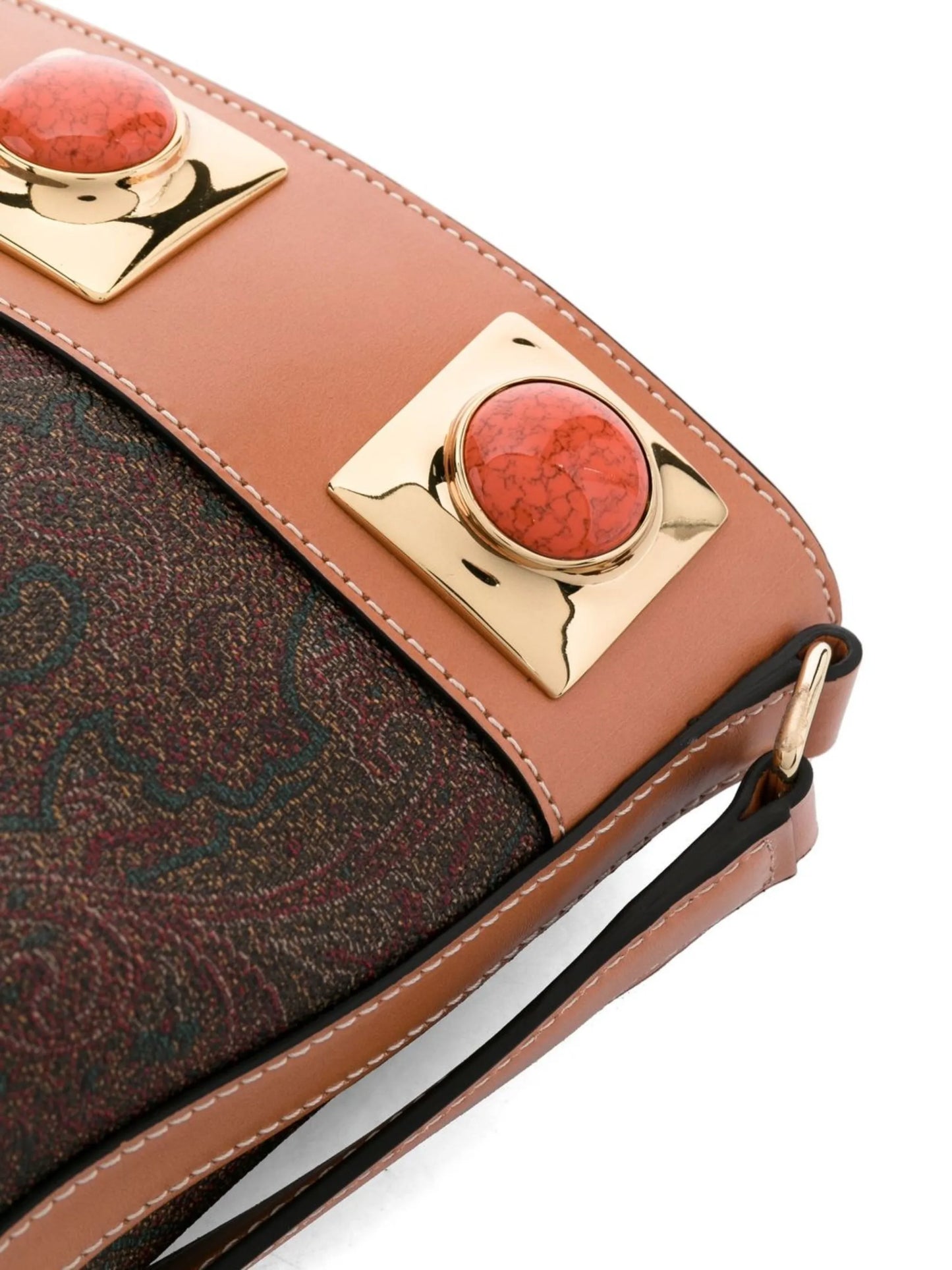 Crown Me paisley-print bucket bag