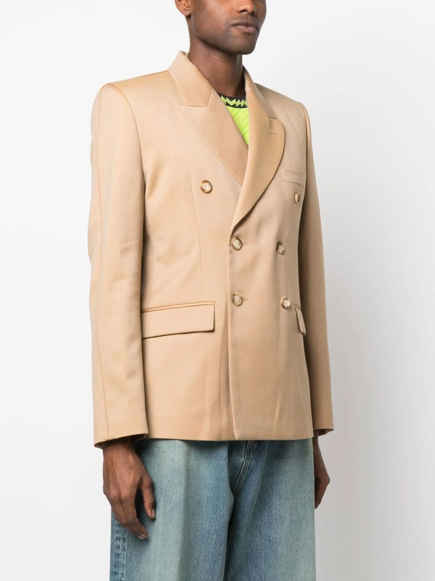 double-breasted blazer