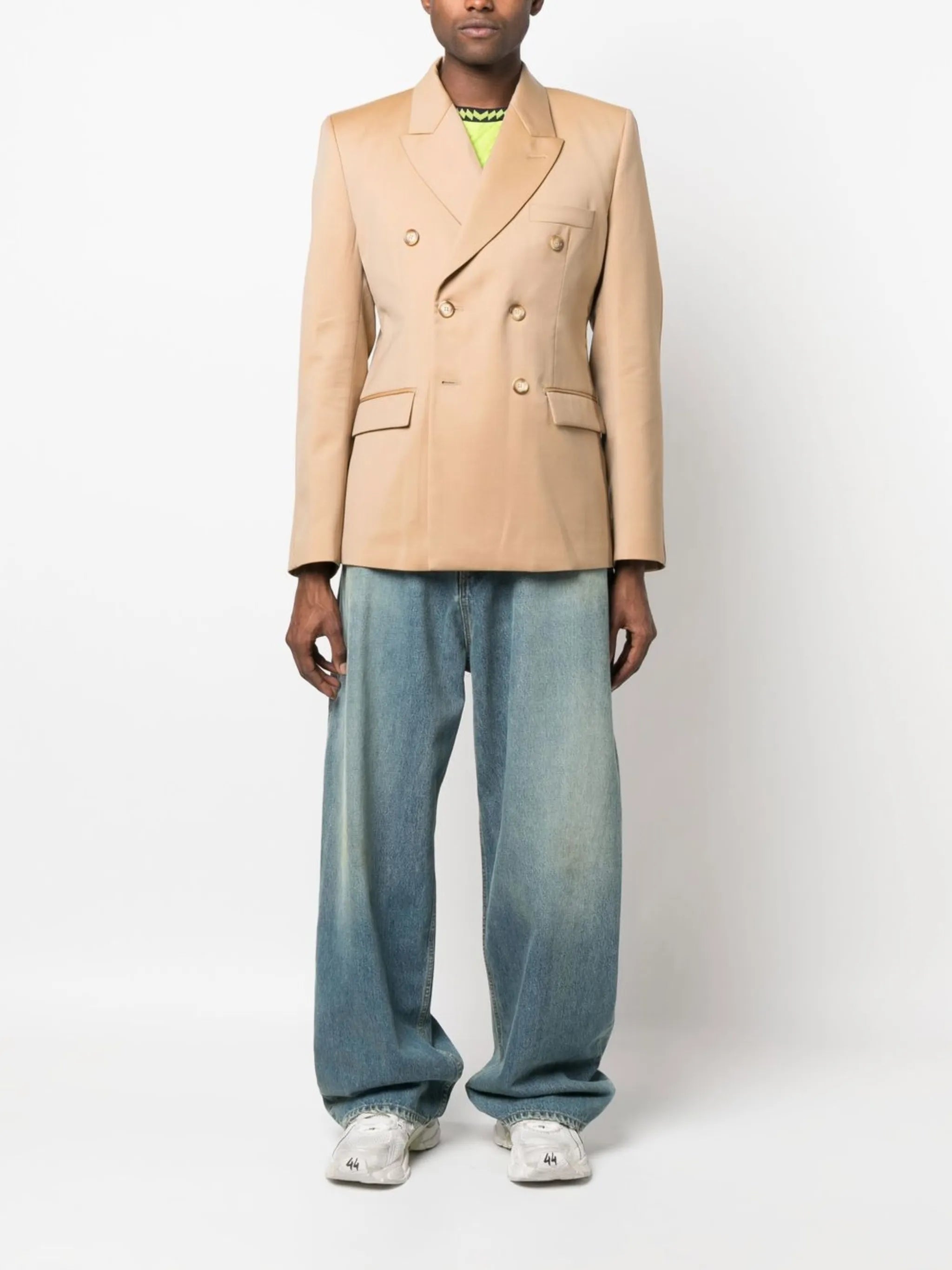 double-breasted blazer