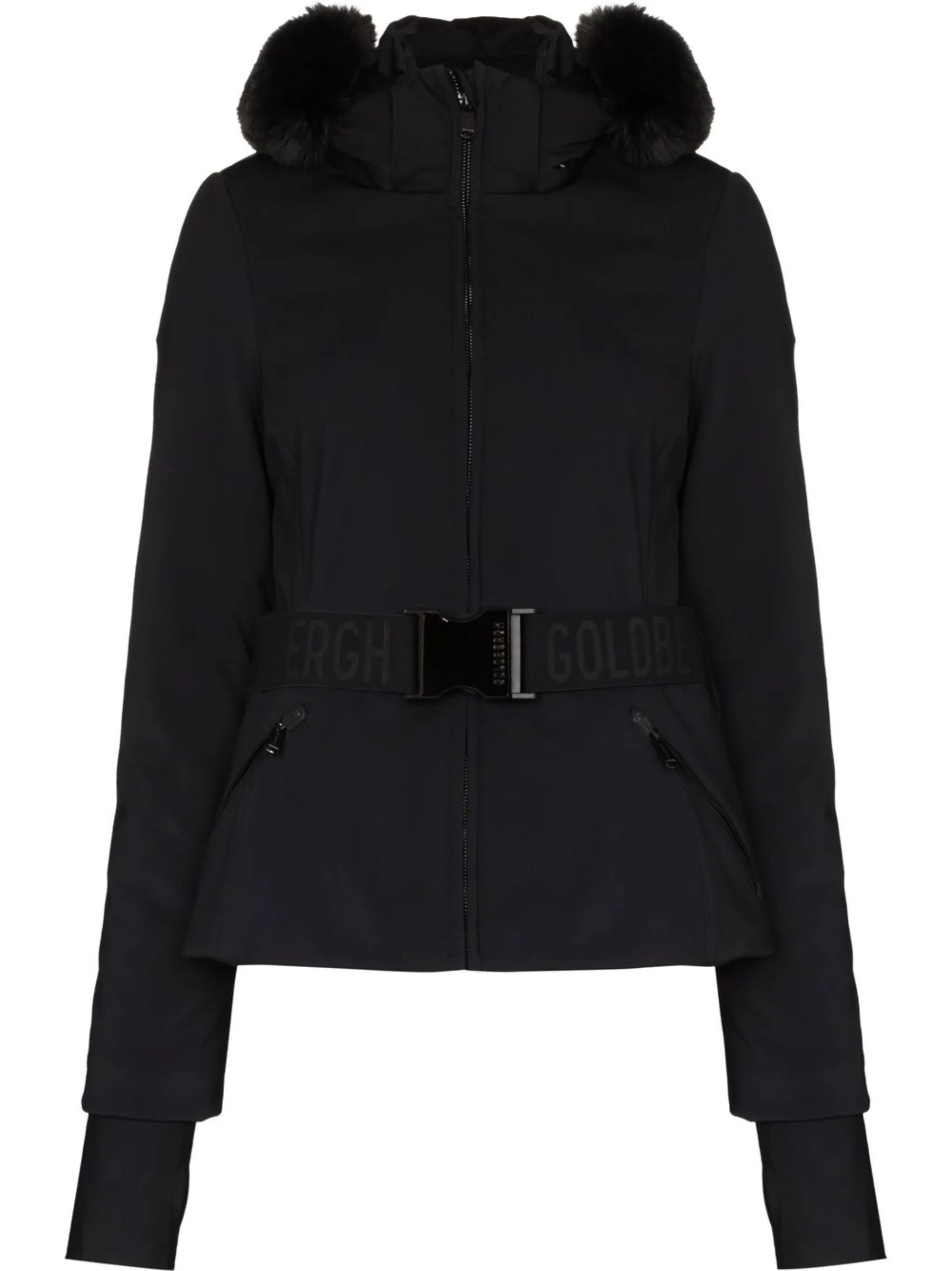 Hida belted ski jacket