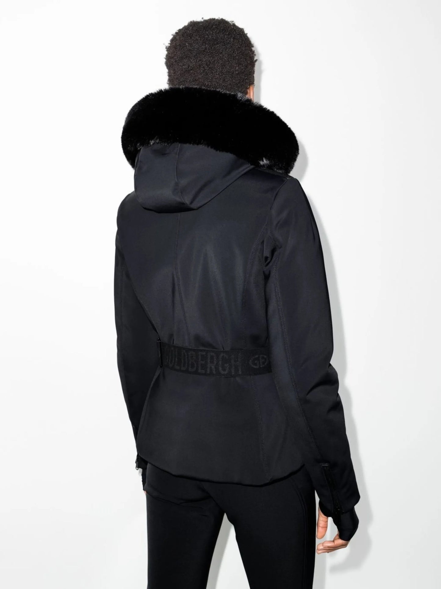 Hida belted ski jacket