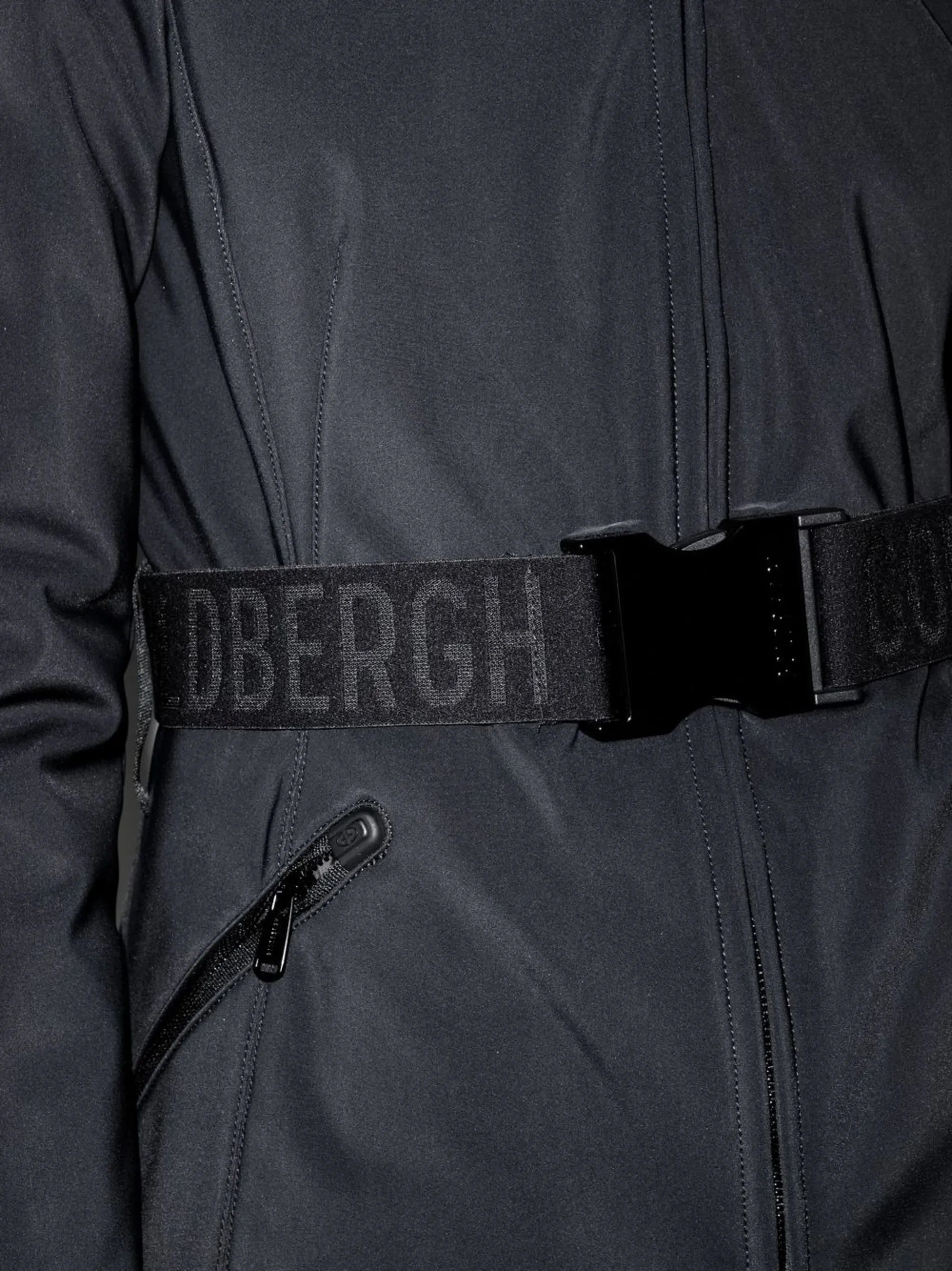 Hida belted ski jacket