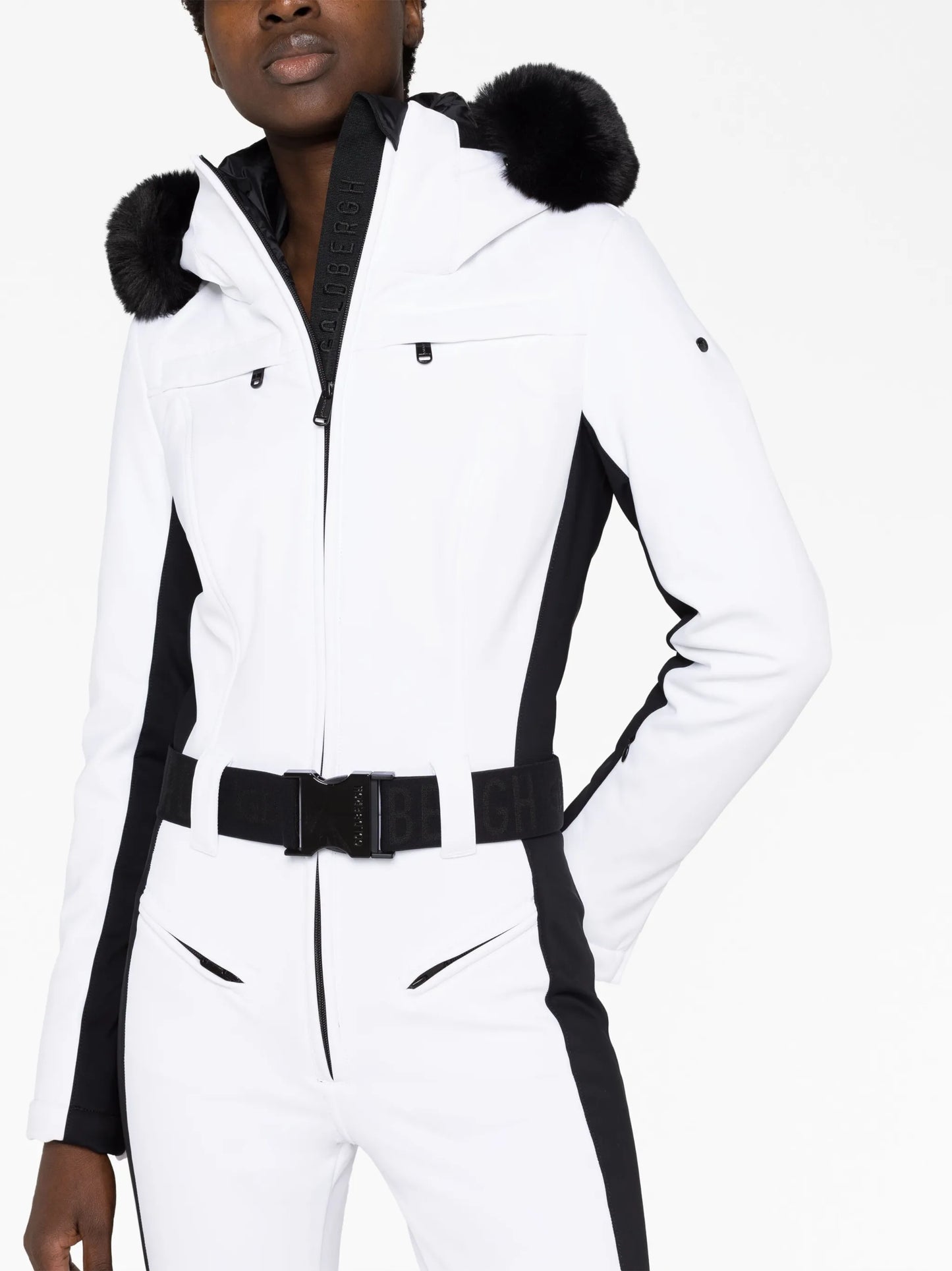 Parry belted ski suit
