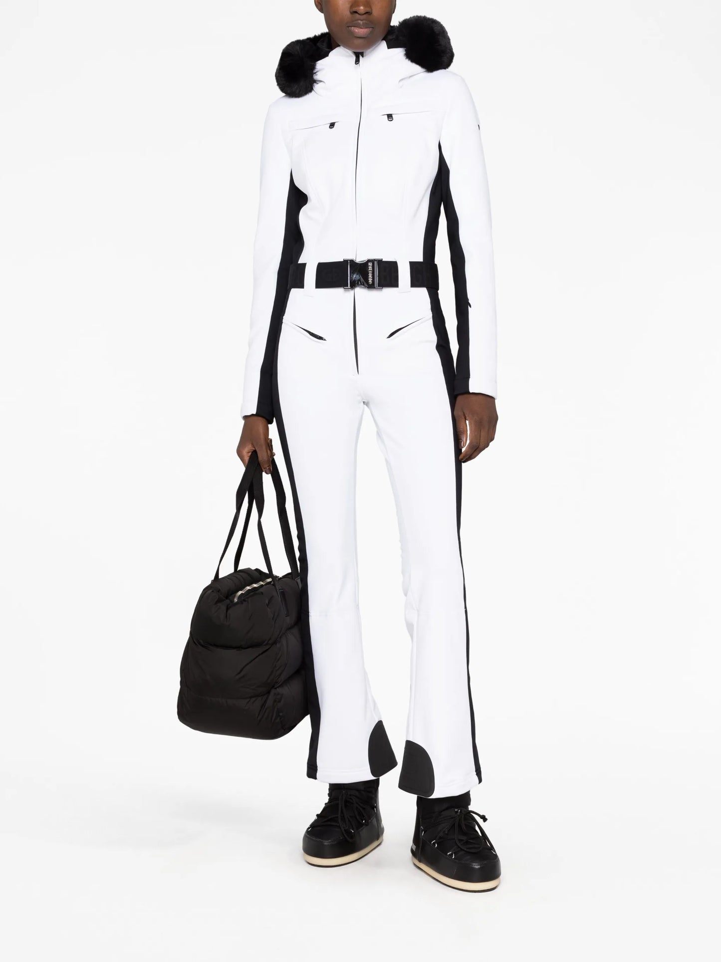 Parry belted ski suit