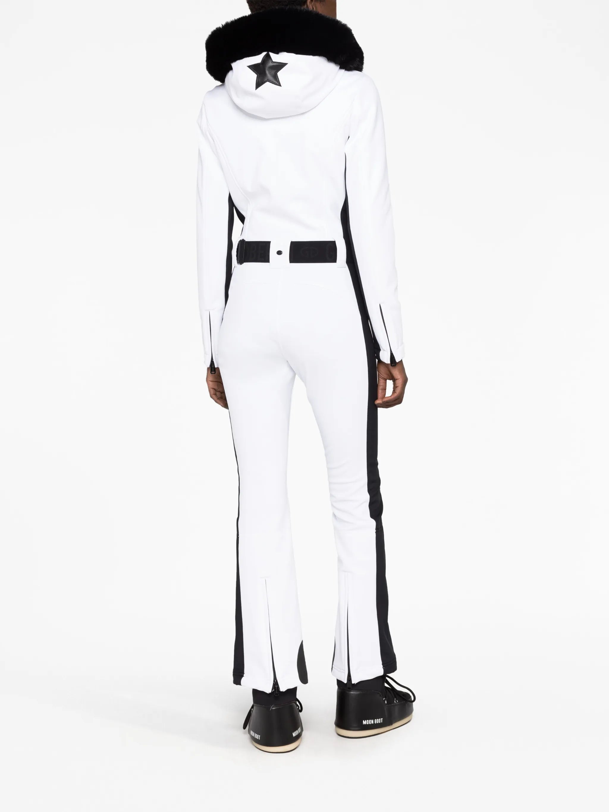 Parry belted ski suit