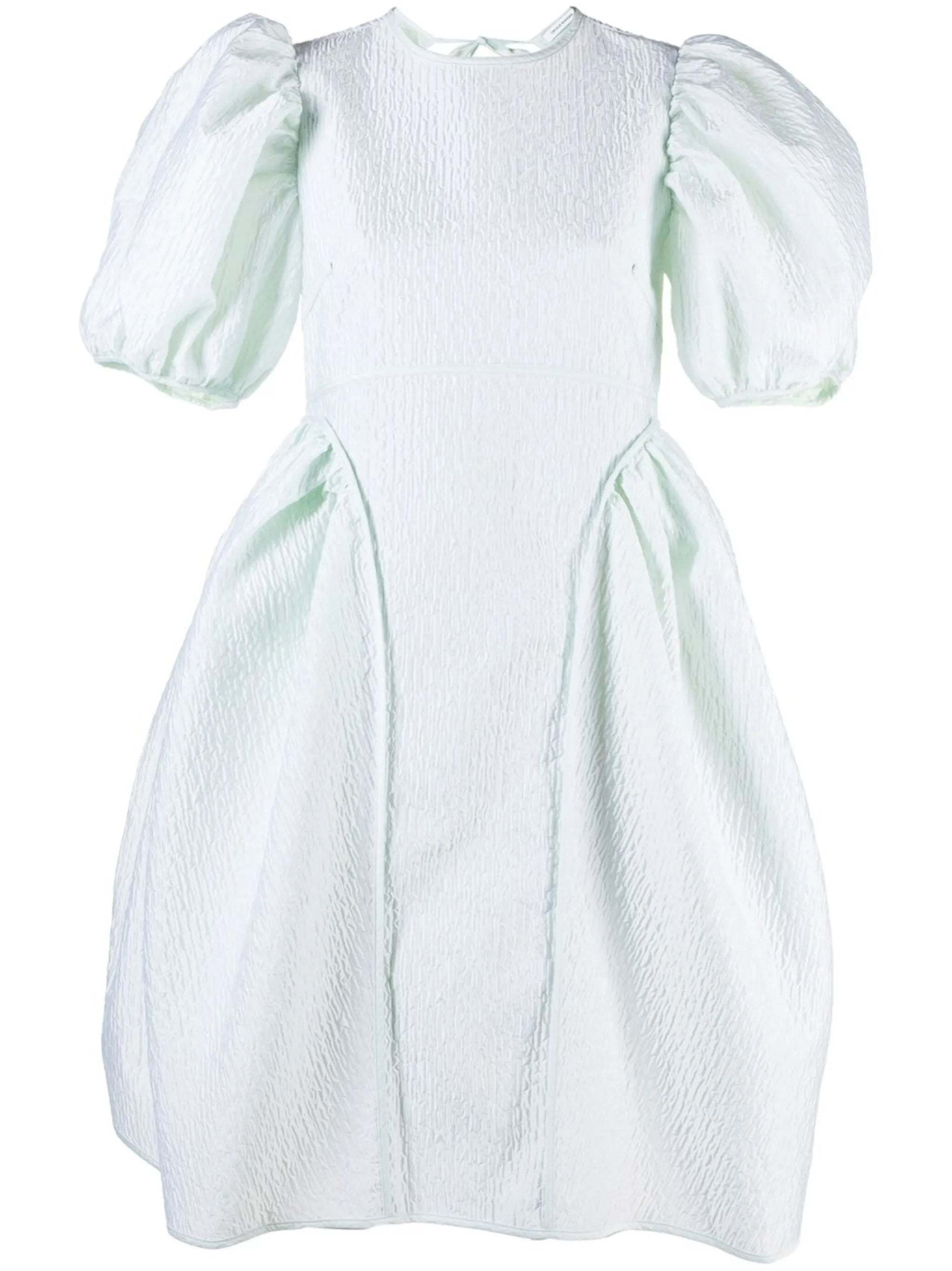 Fonda puff-sleeve dress