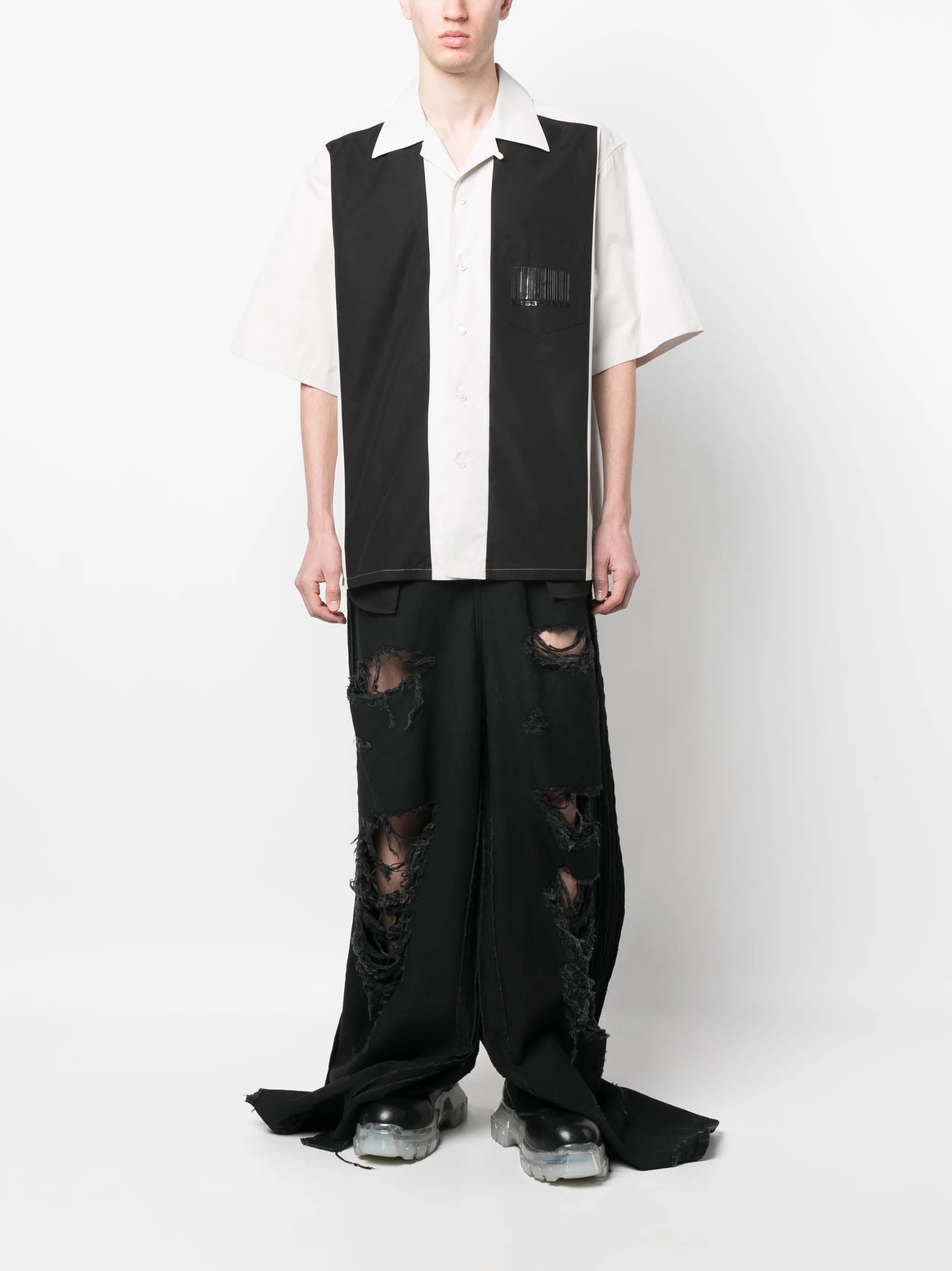 two-tone bowling shirt