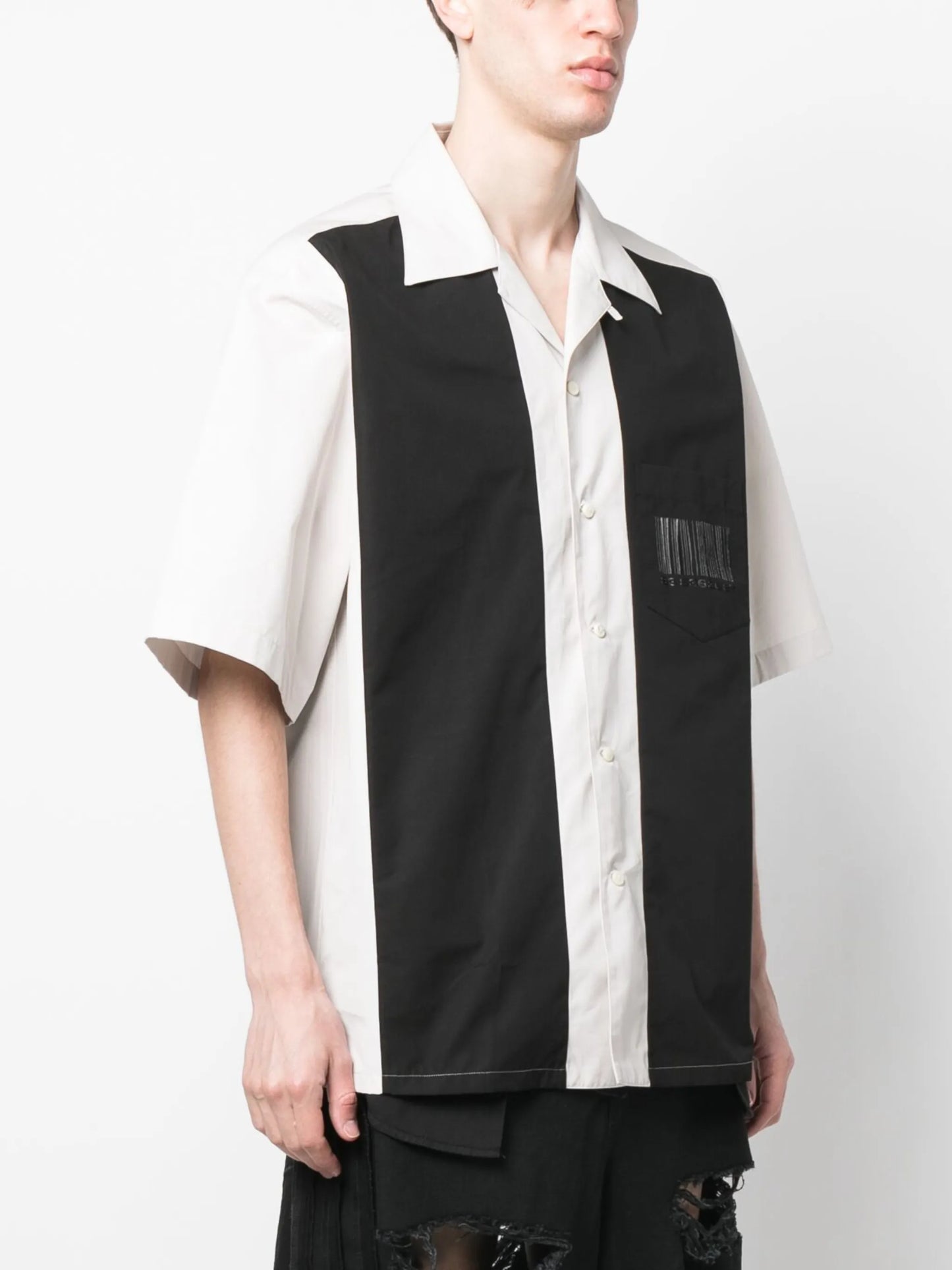 two-tone bowling shirt