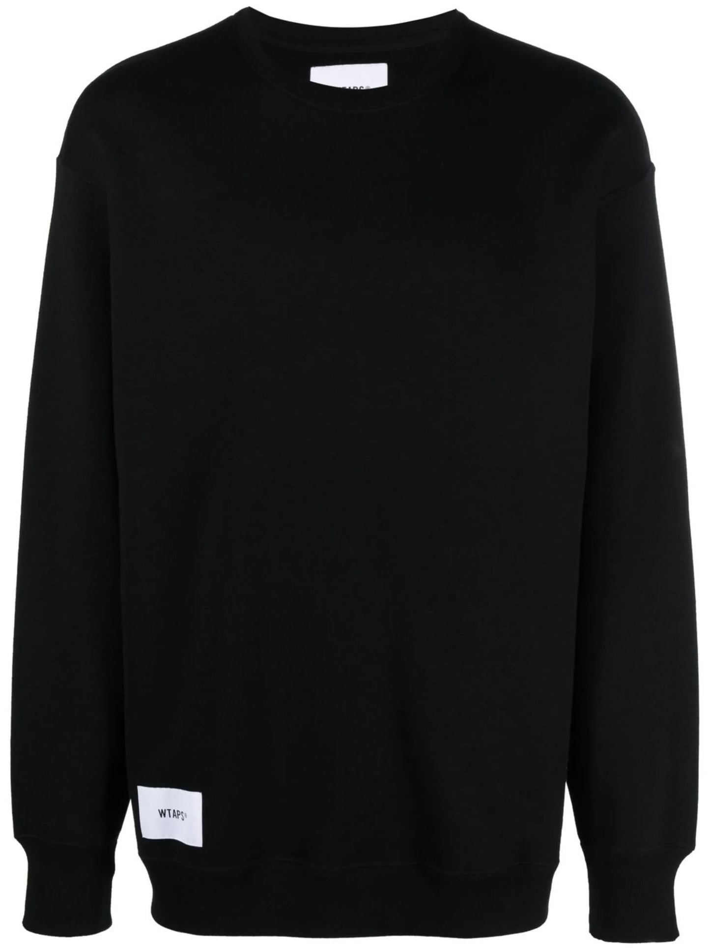 logo-patch cotton sweatshirt