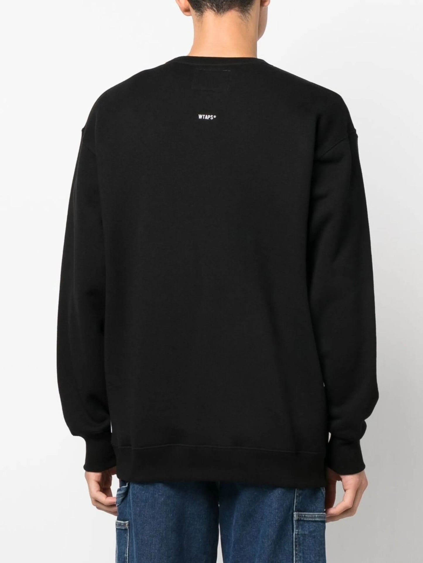 logo-patch cotton sweatshirt