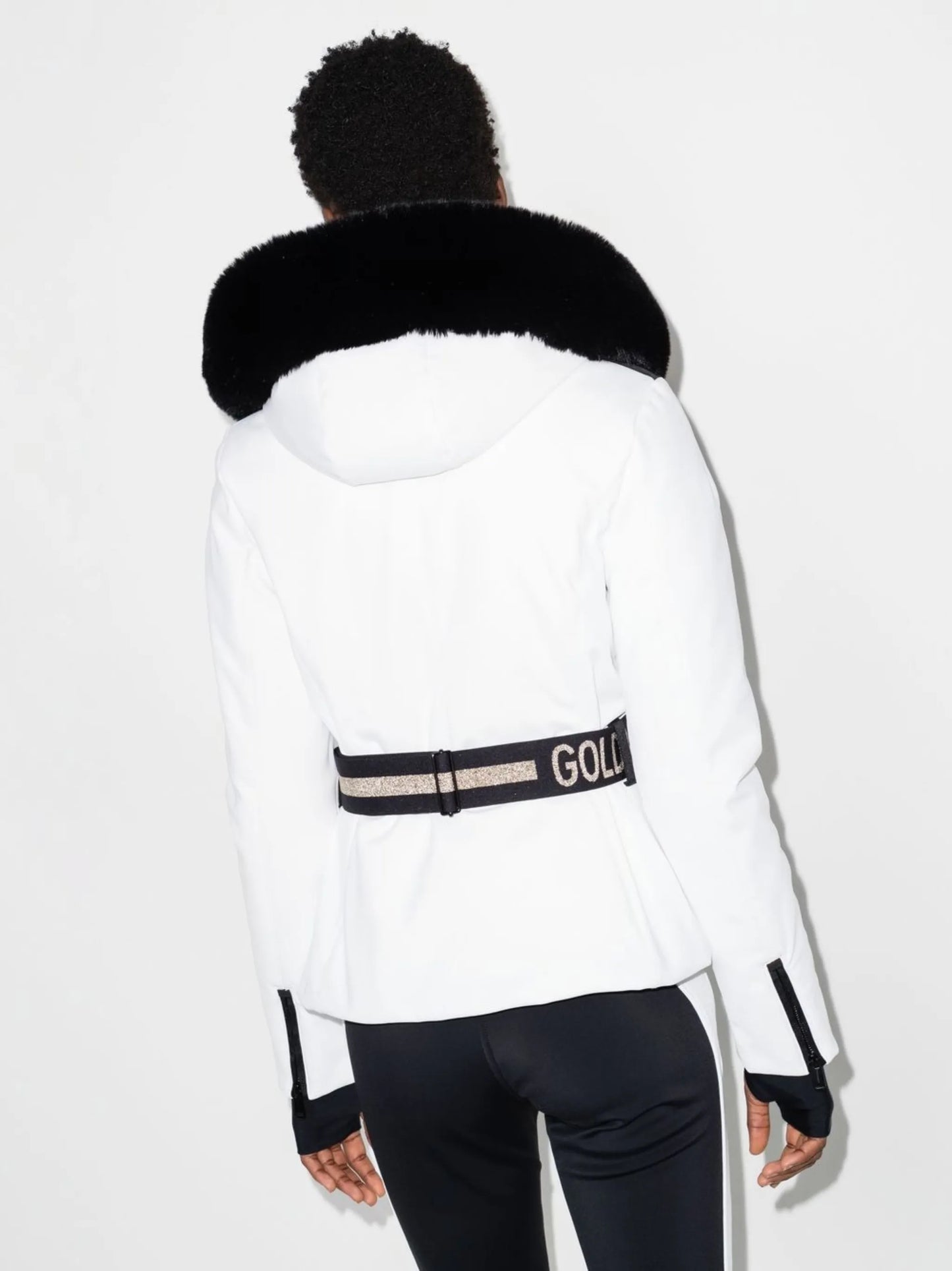 Hida belted ski jacket