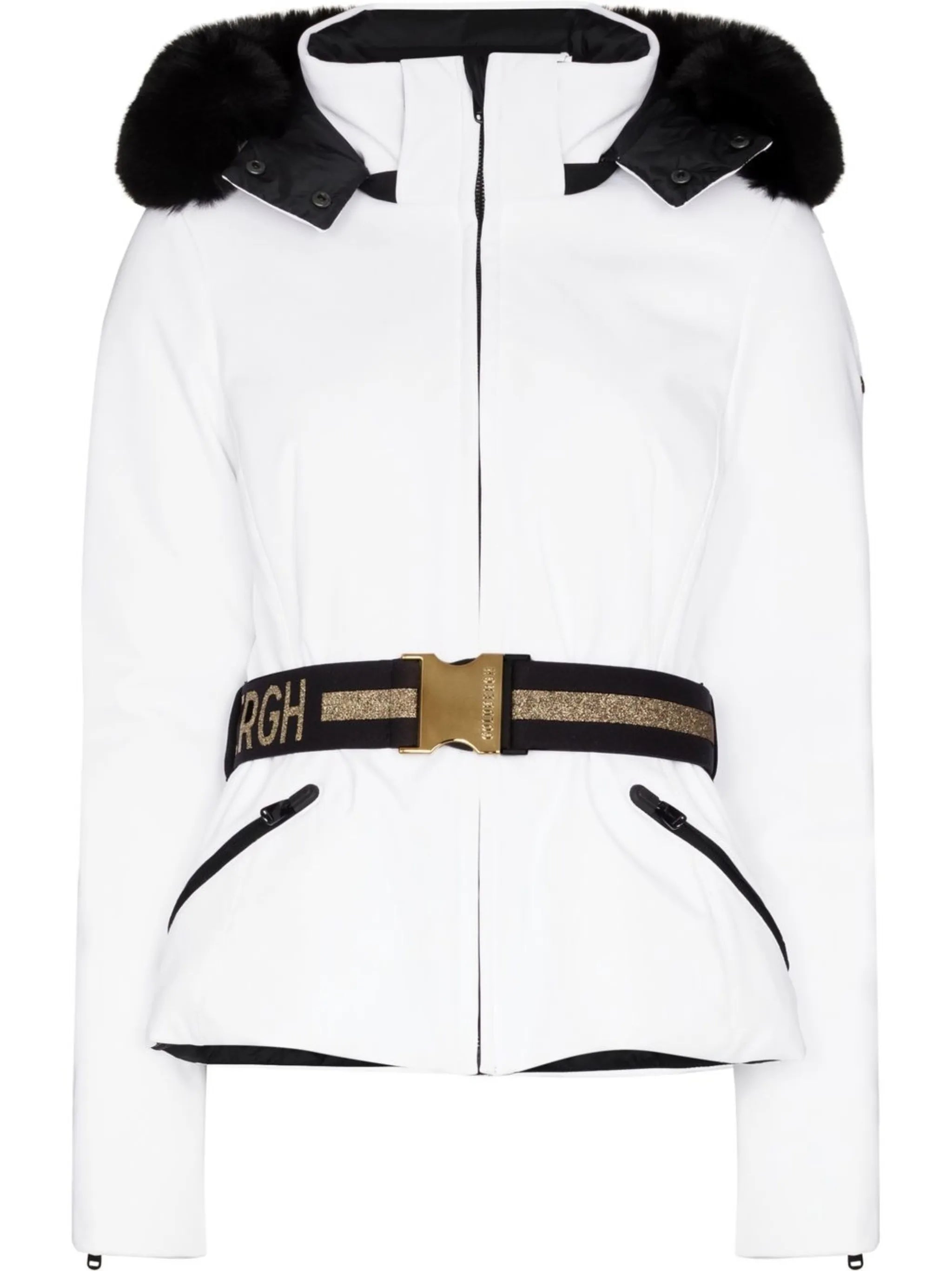 Hida belted ski jacket