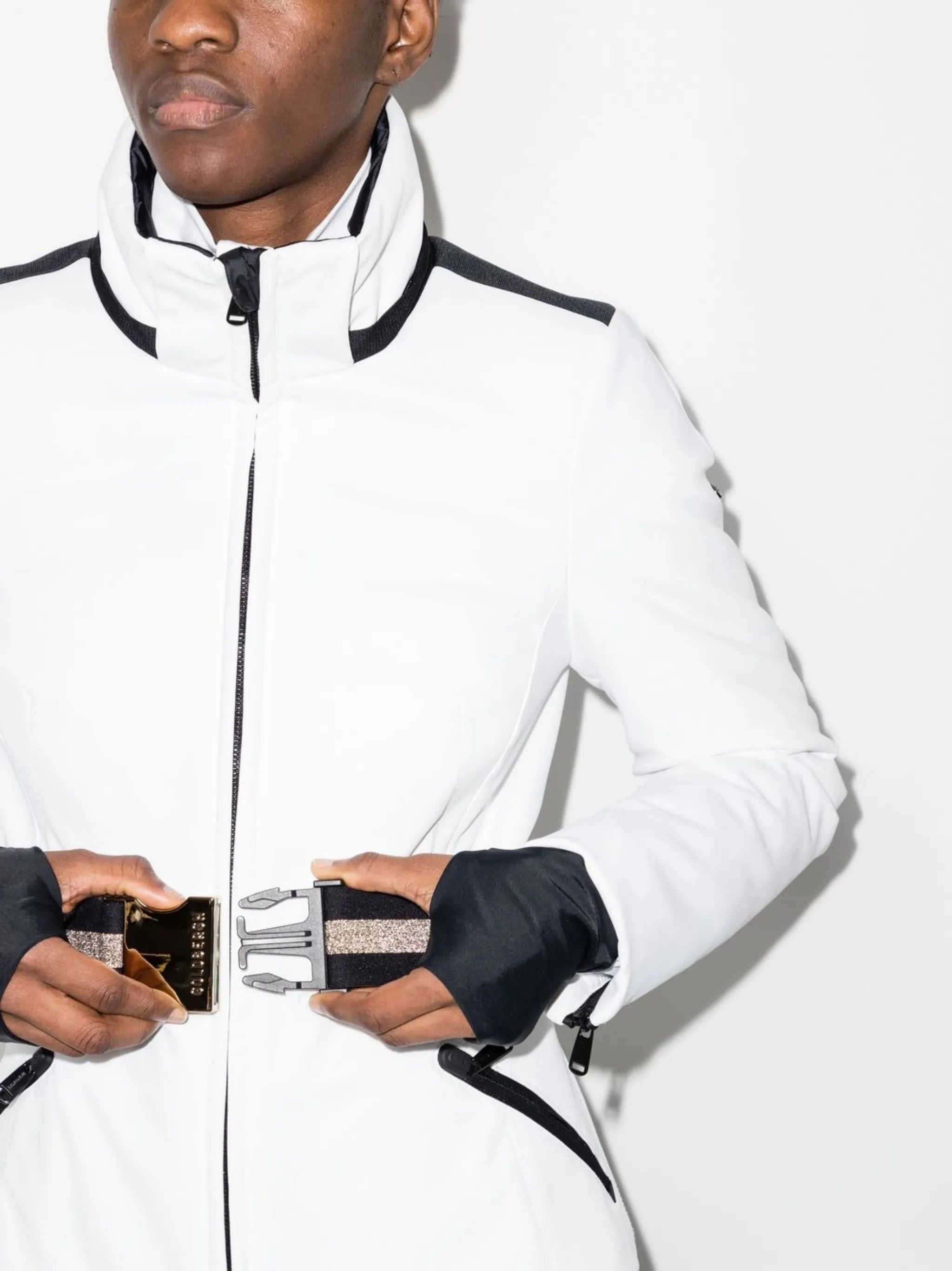 Hida belted ski jacket