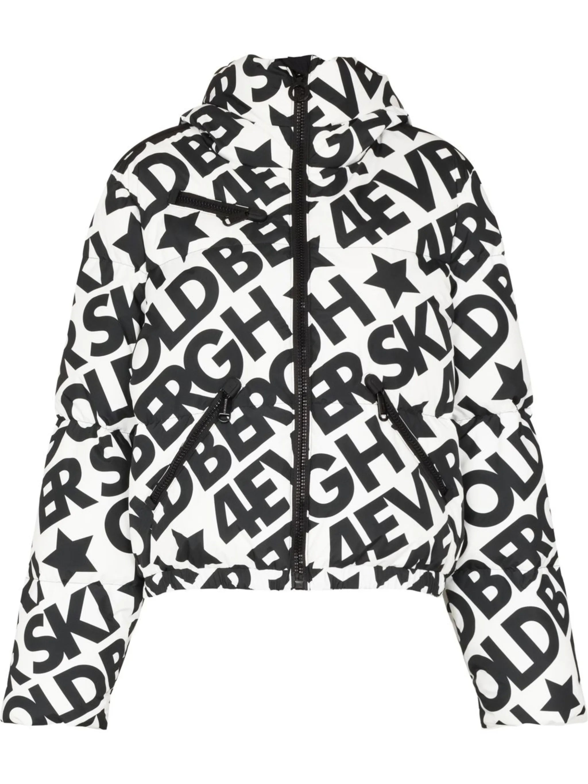 Carter logo-print padded jacket