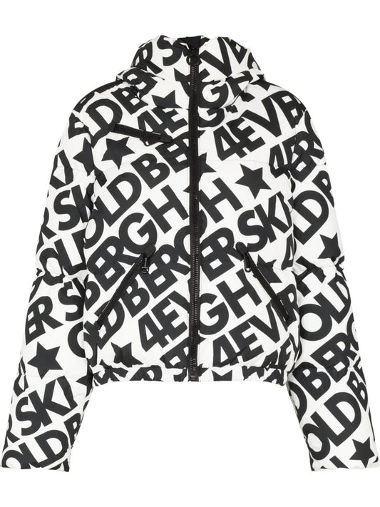 Carter logo-print padded jacket