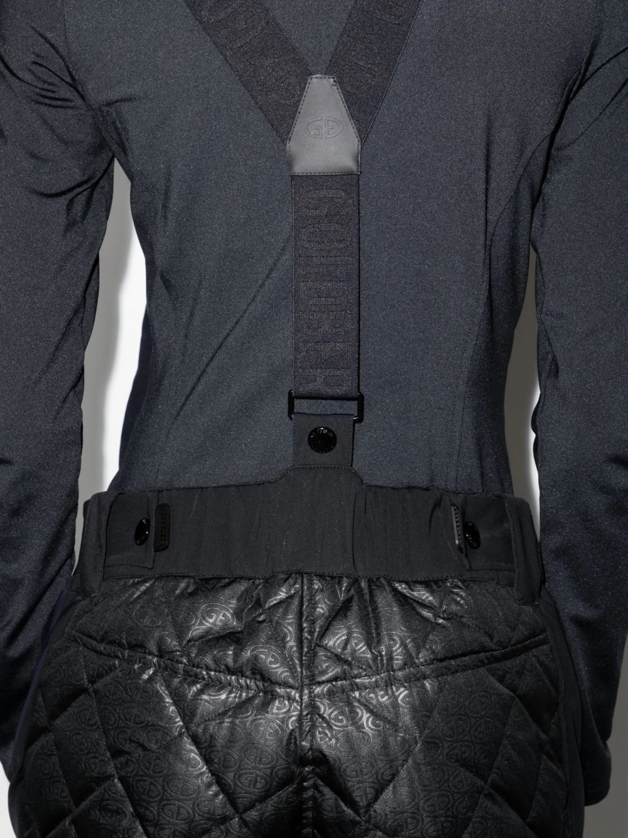 Kaya quilted straight-leg trousers