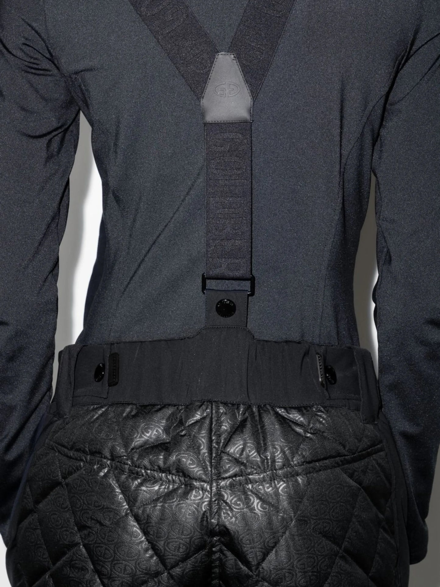 Kaya quilted straight-leg trousers