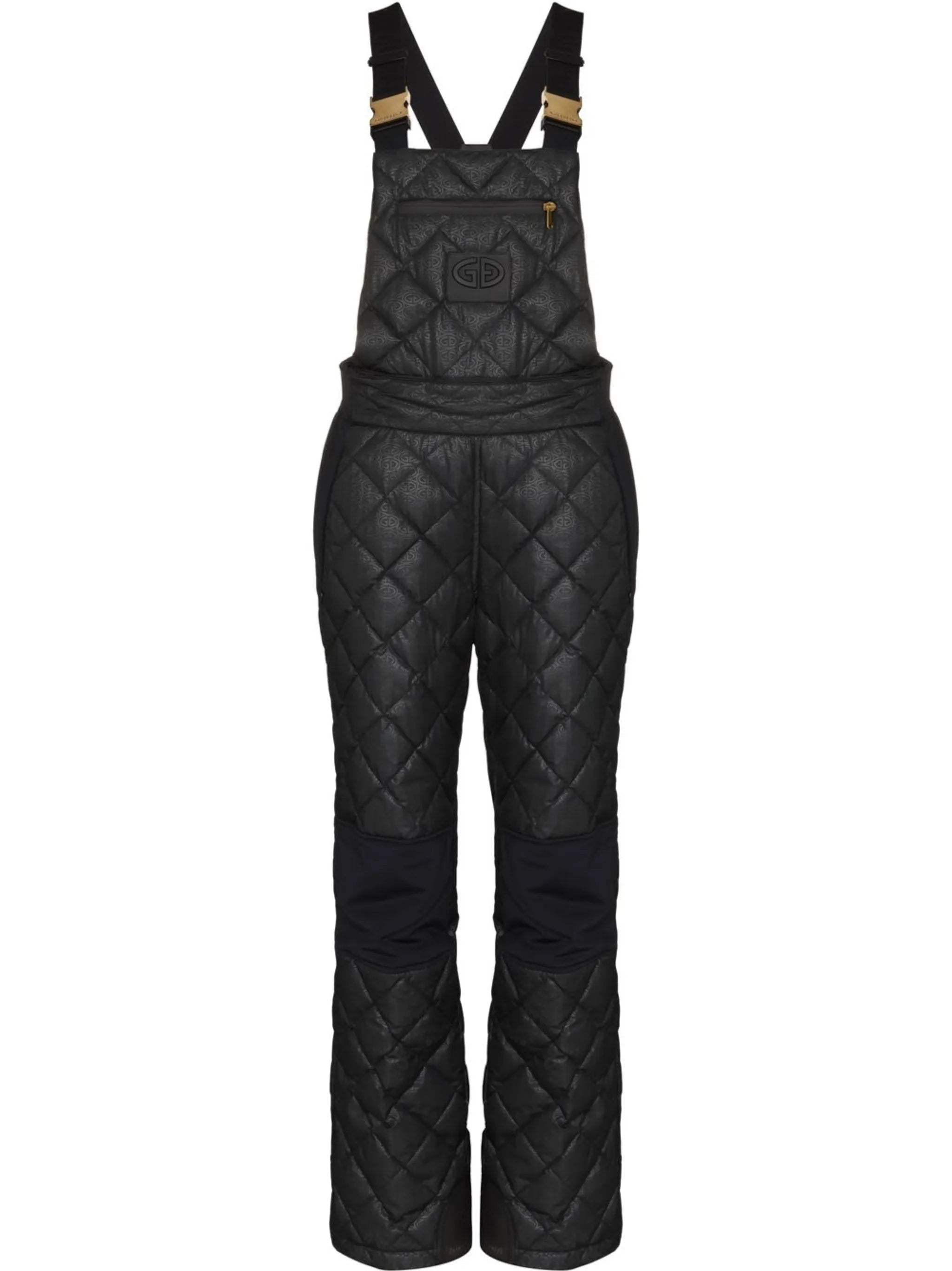 Kaya quilted straight-leg trousers