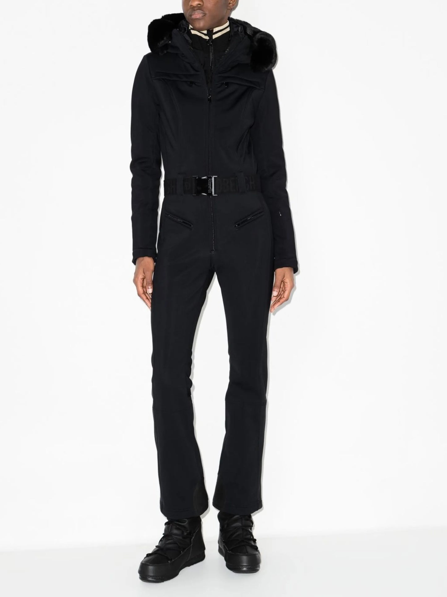Parry belted ski suit