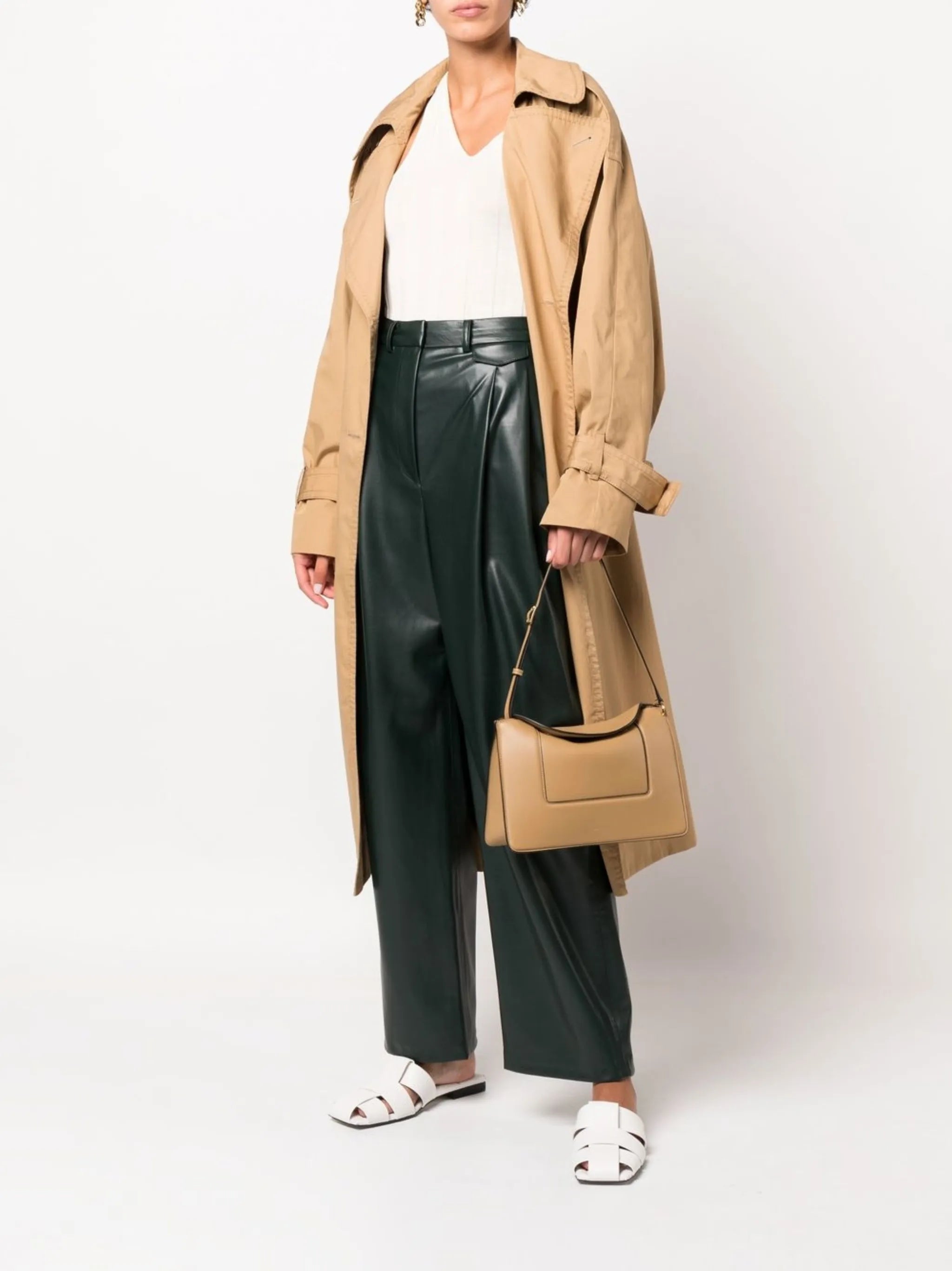 Pernille faux-leather trousers