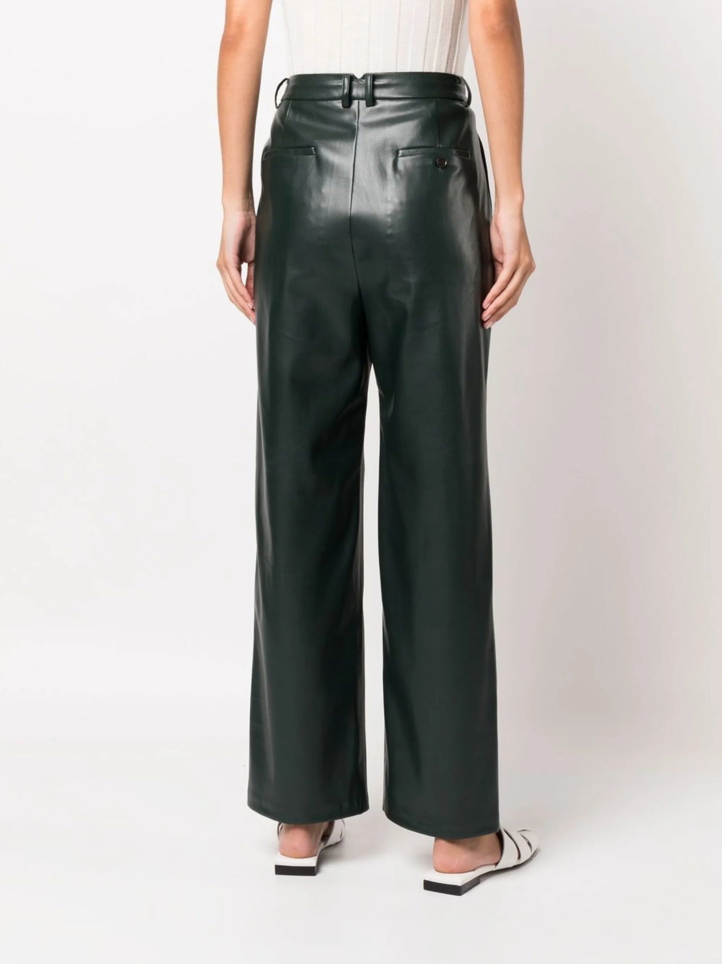 Pernille faux-leather trousers