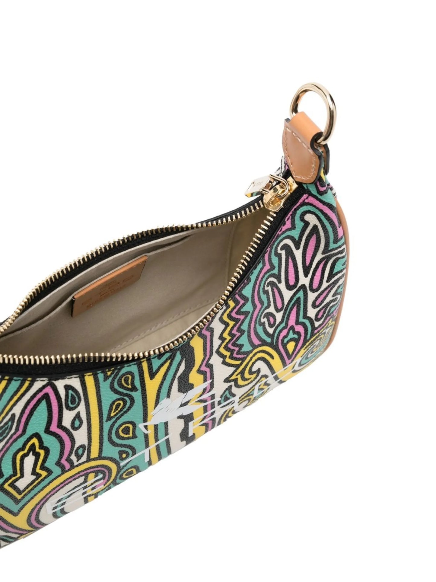 paisley-print shoulder bag