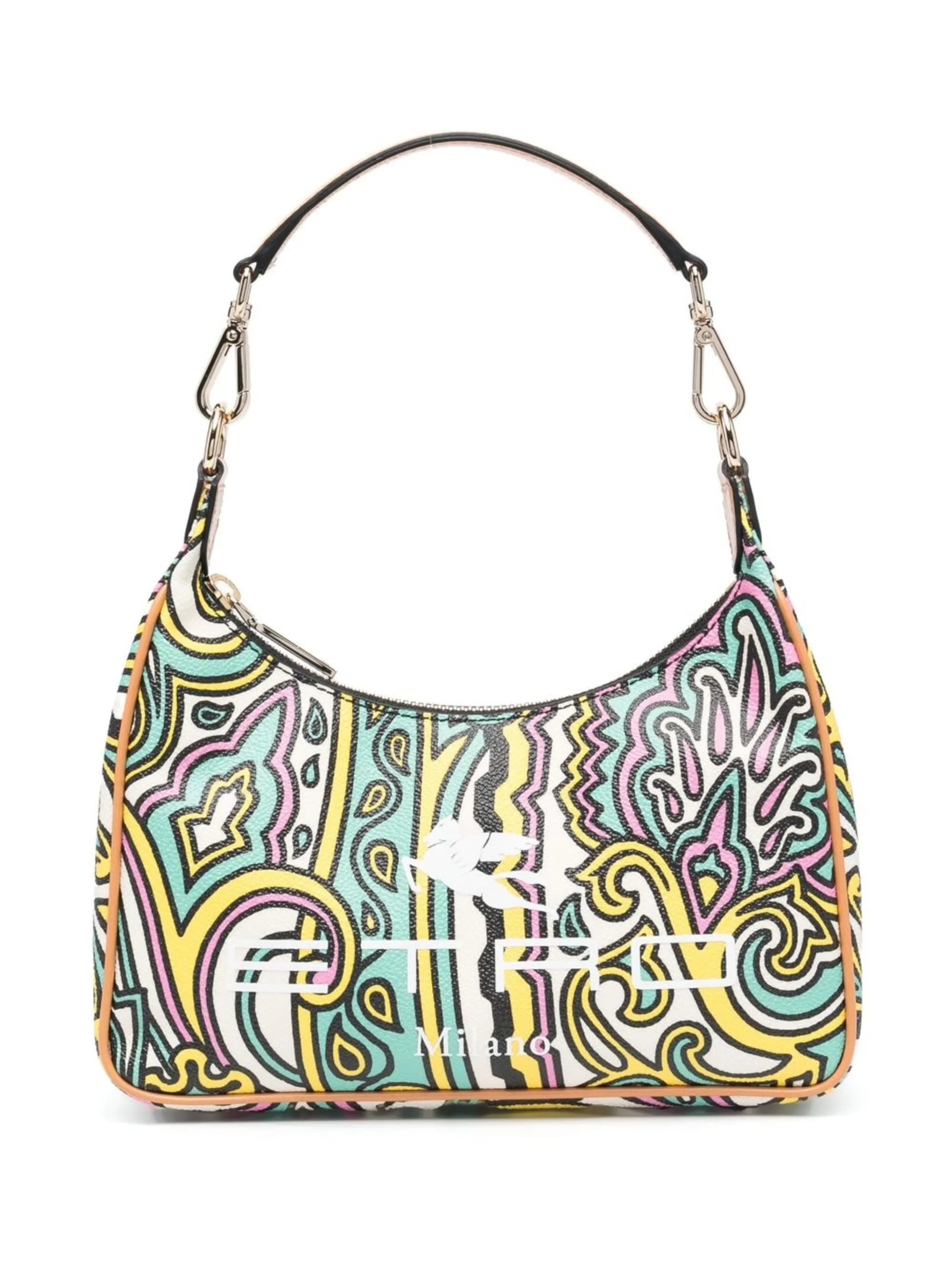 paisley-print shoulder bag