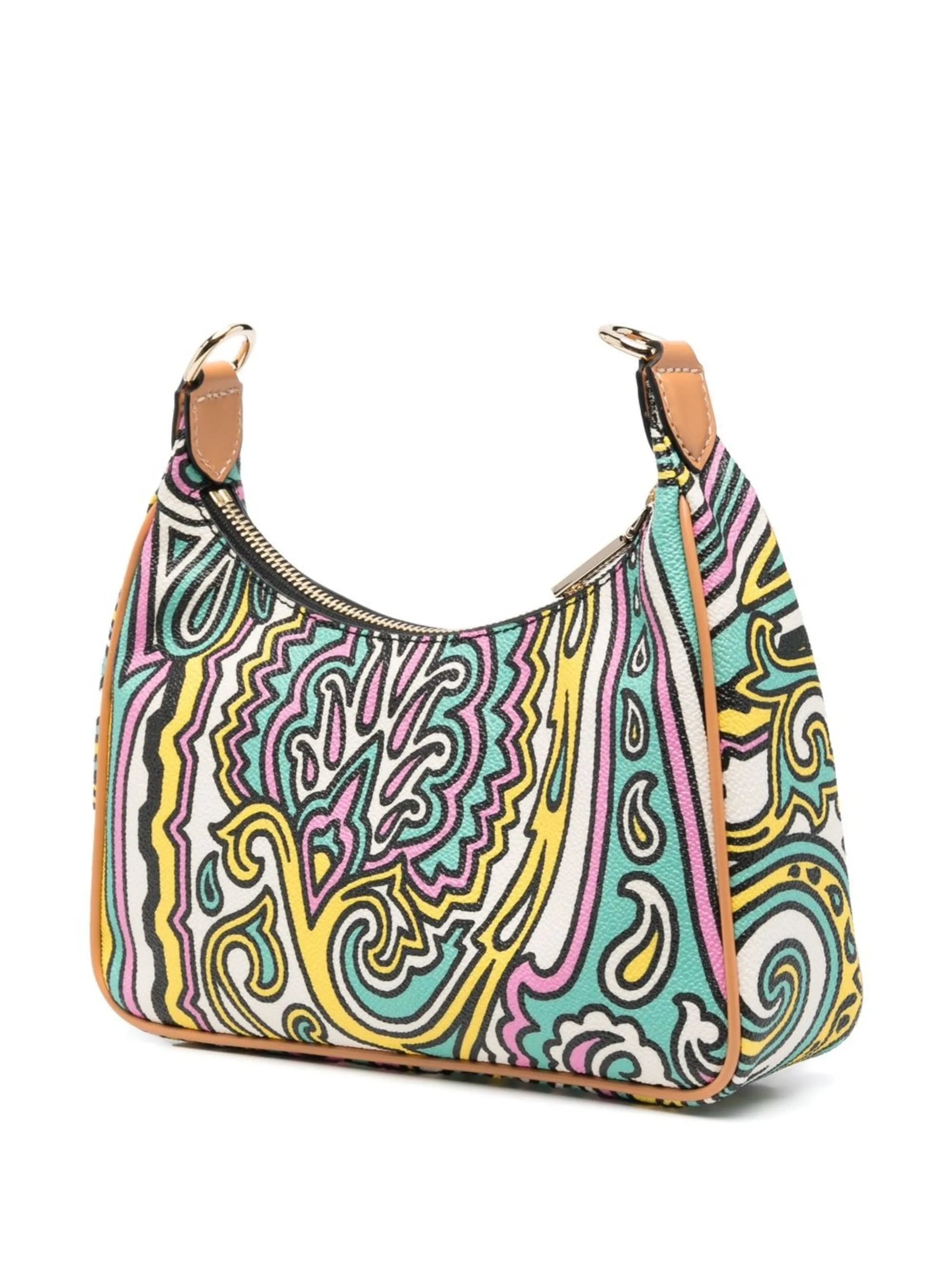 paisley-print shoulder bag