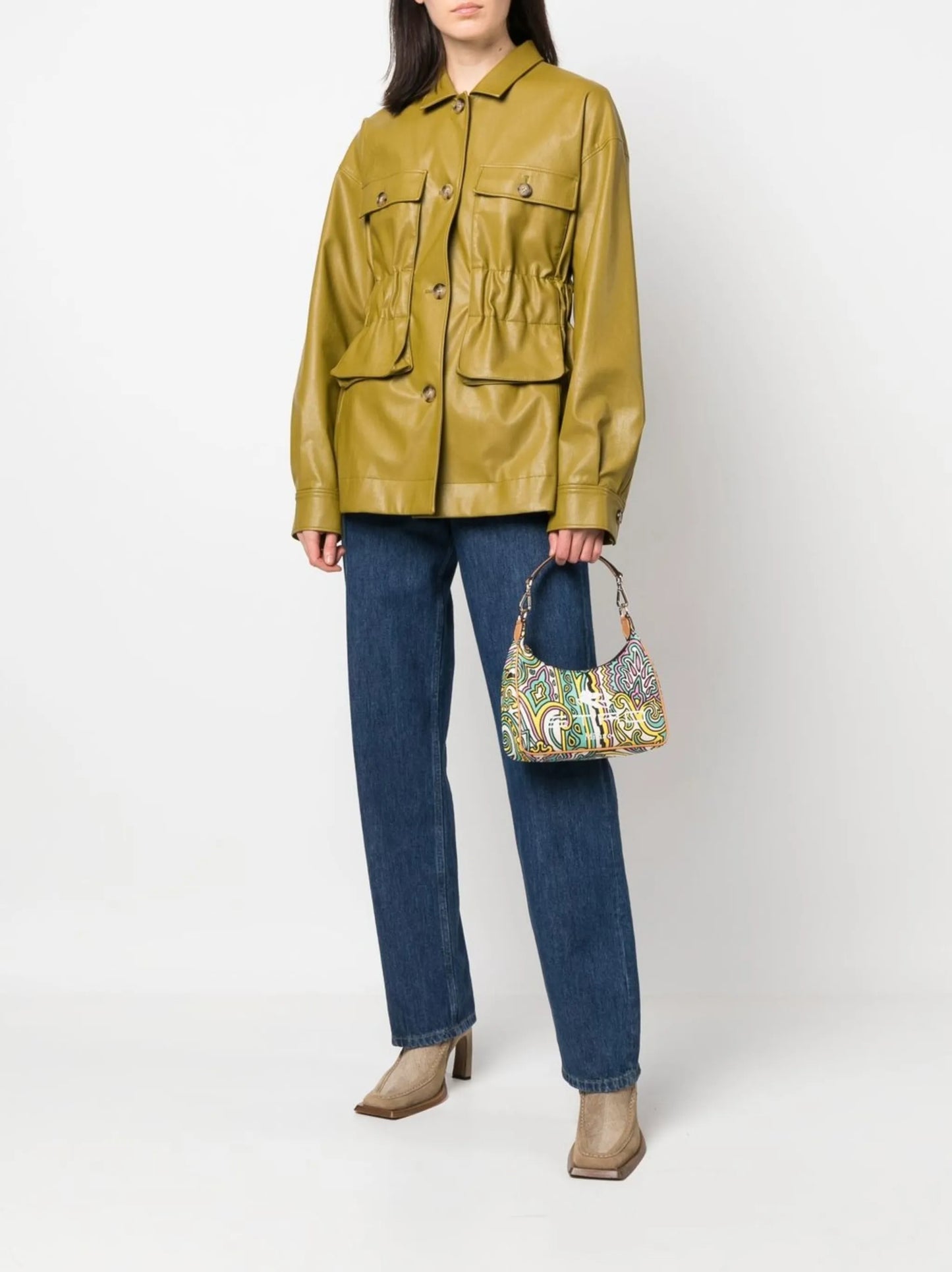paisley-print shoulder bag