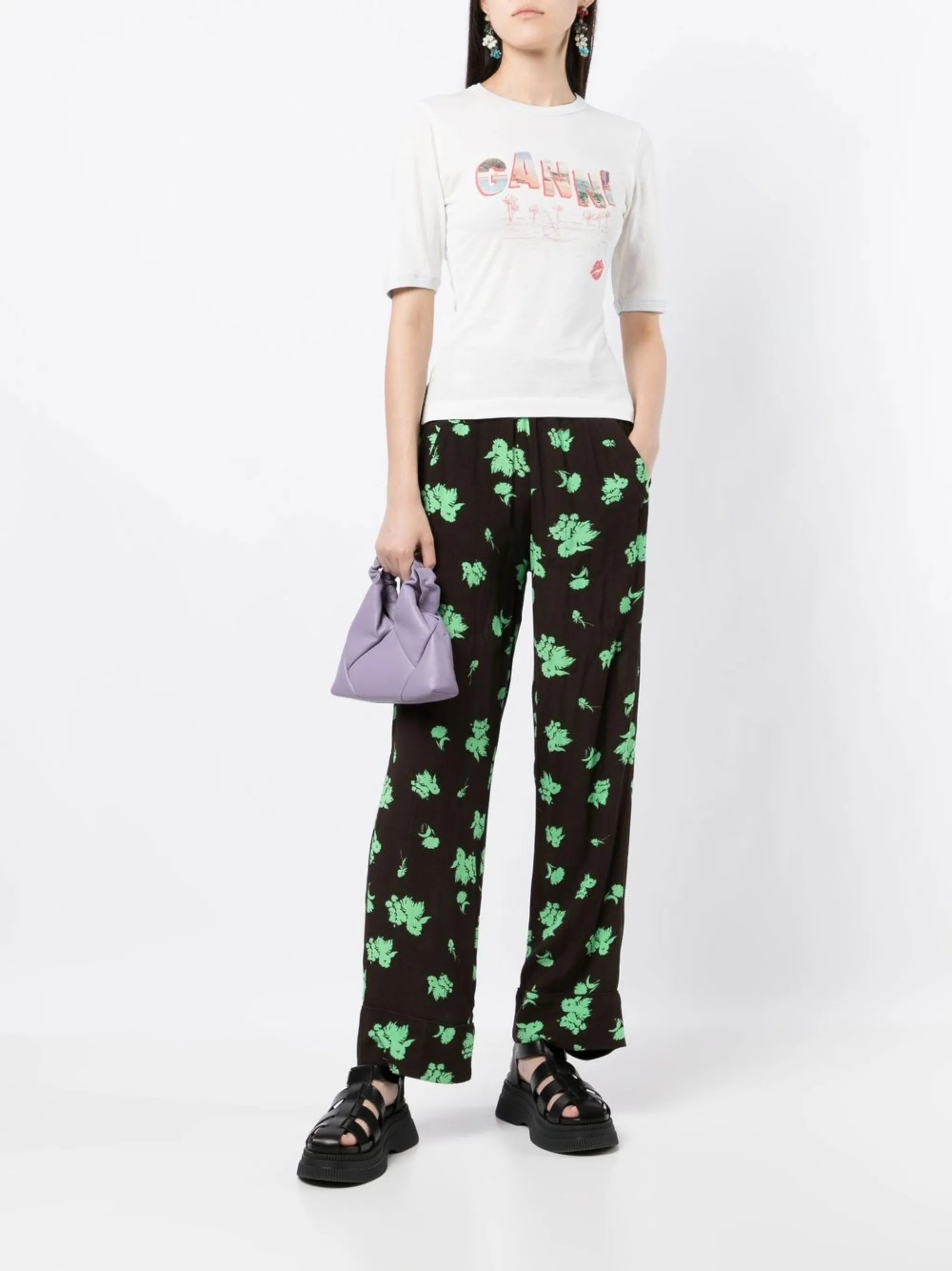 logo-print cotton T-shirt