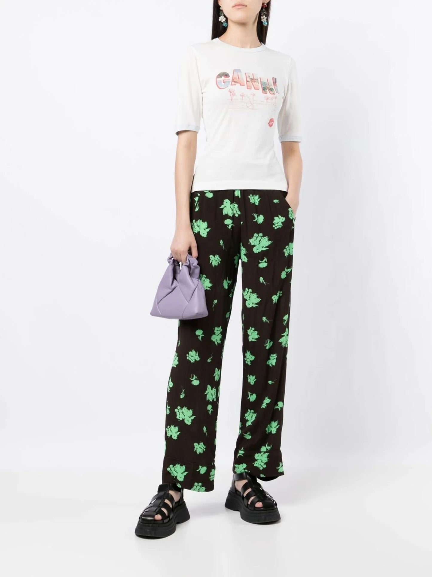 logo-print cotton T-shirt