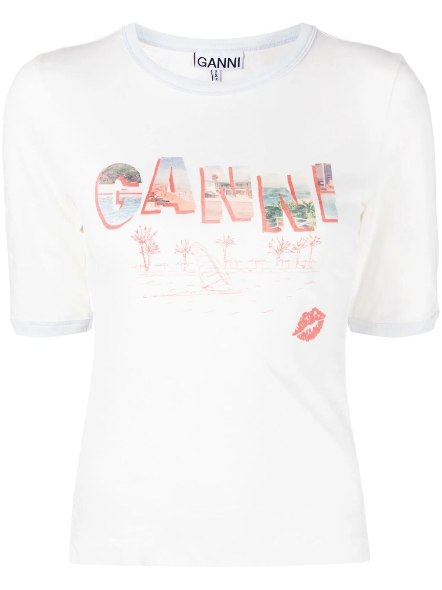 logo-print cotton T-shirt