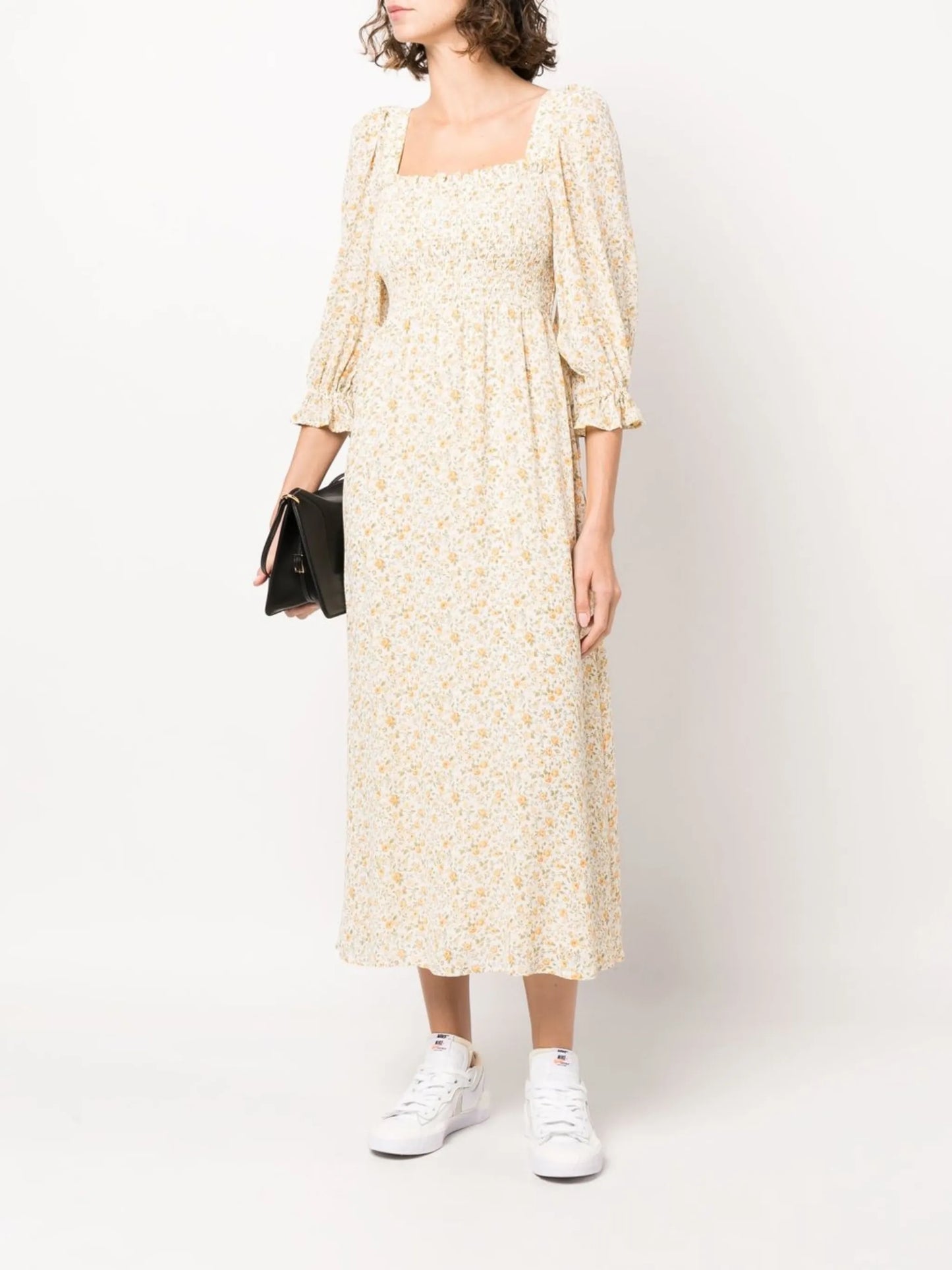 Fable smock midi dress