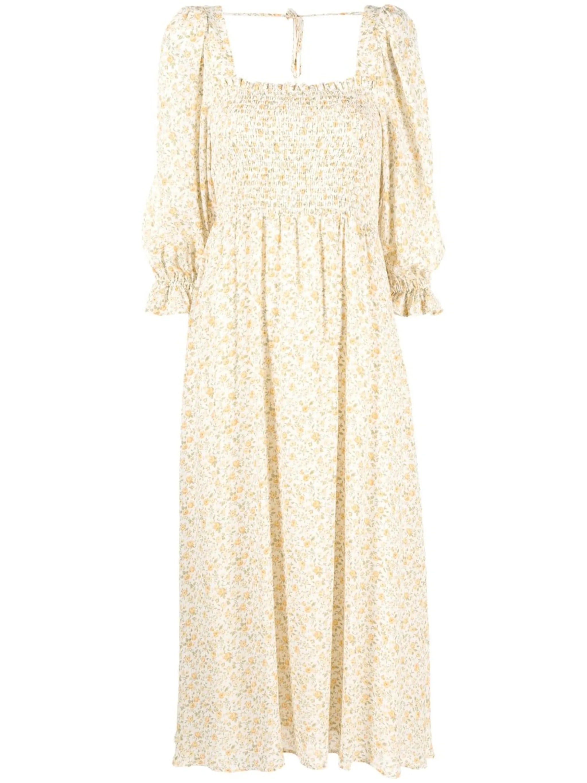 Fable smock midi dress