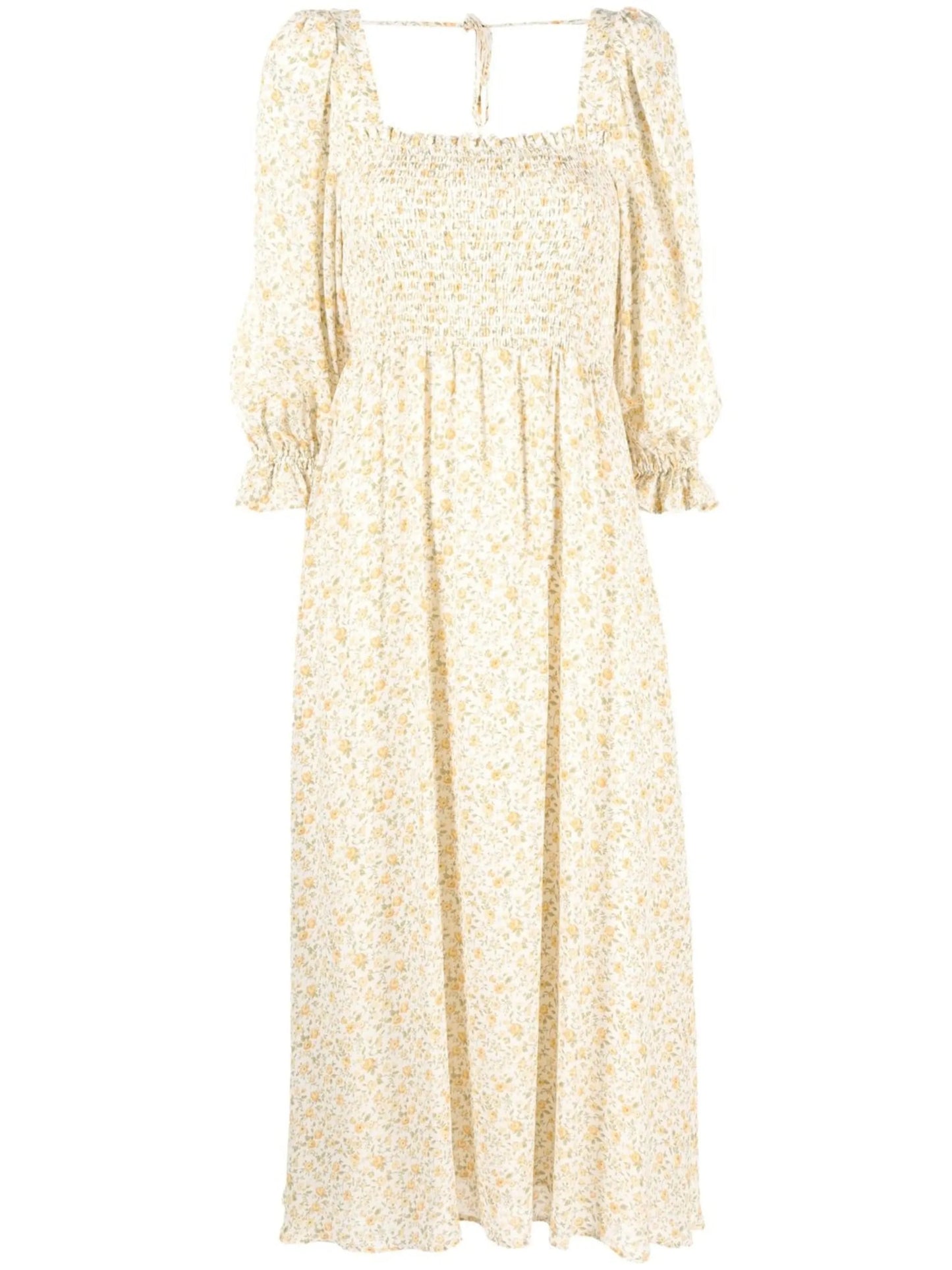 Fable smock midi dress