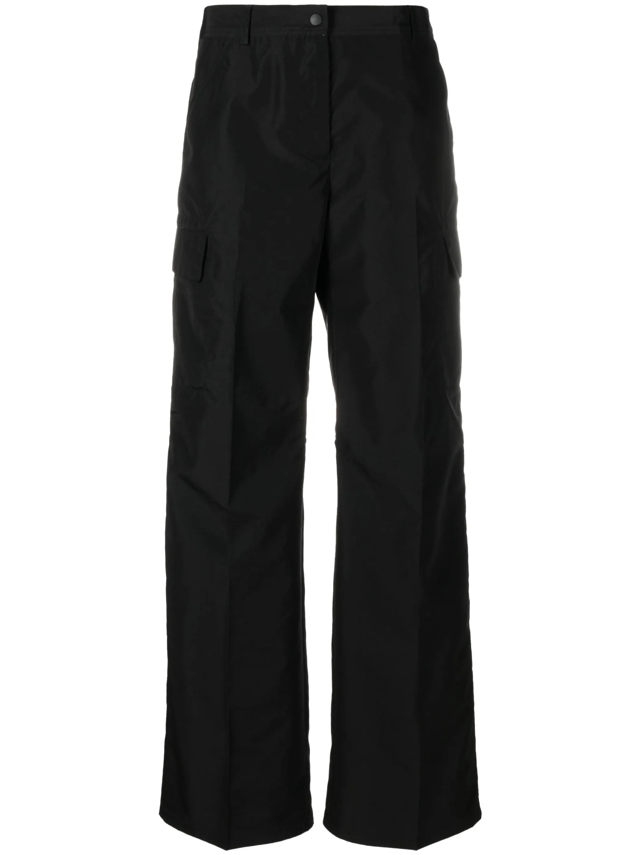 wide-leg cargo trousers
