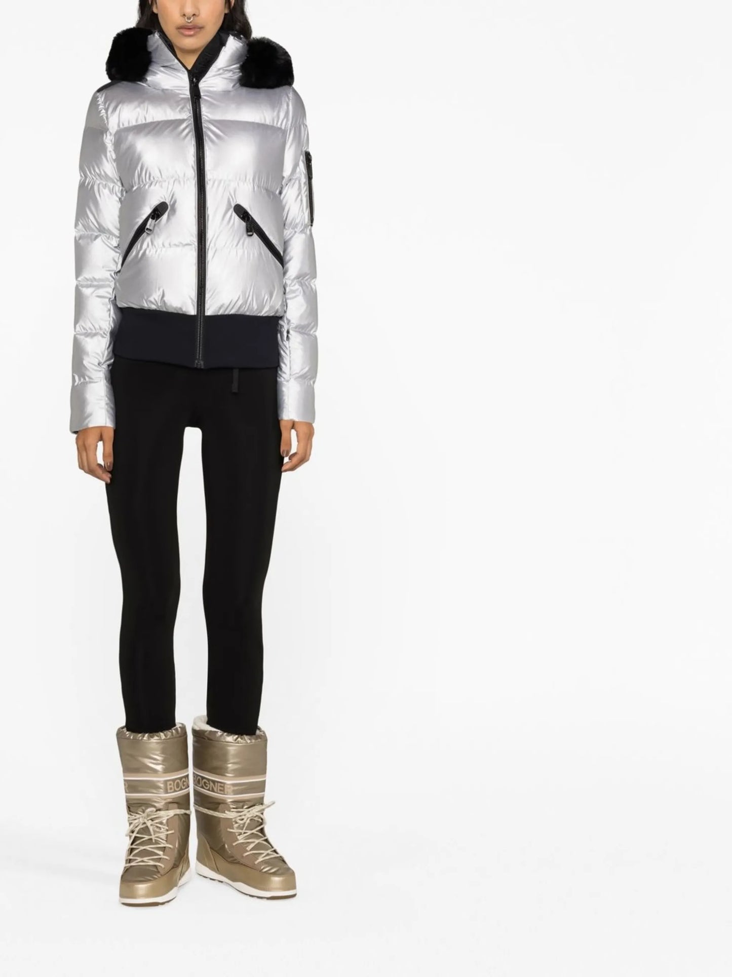Bombardino hooded puffer jacket