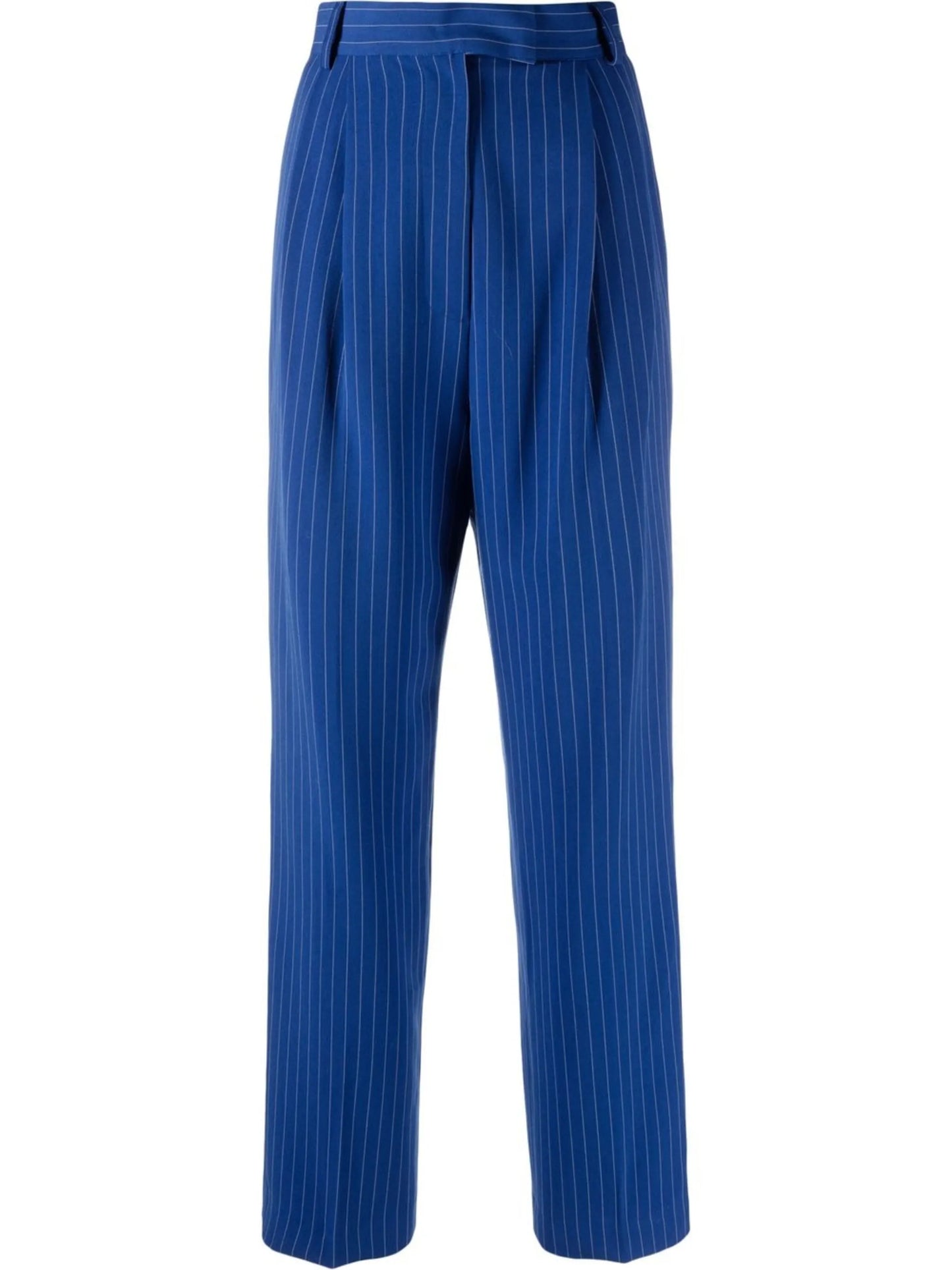 Bea pinstripe straight-leg trousers