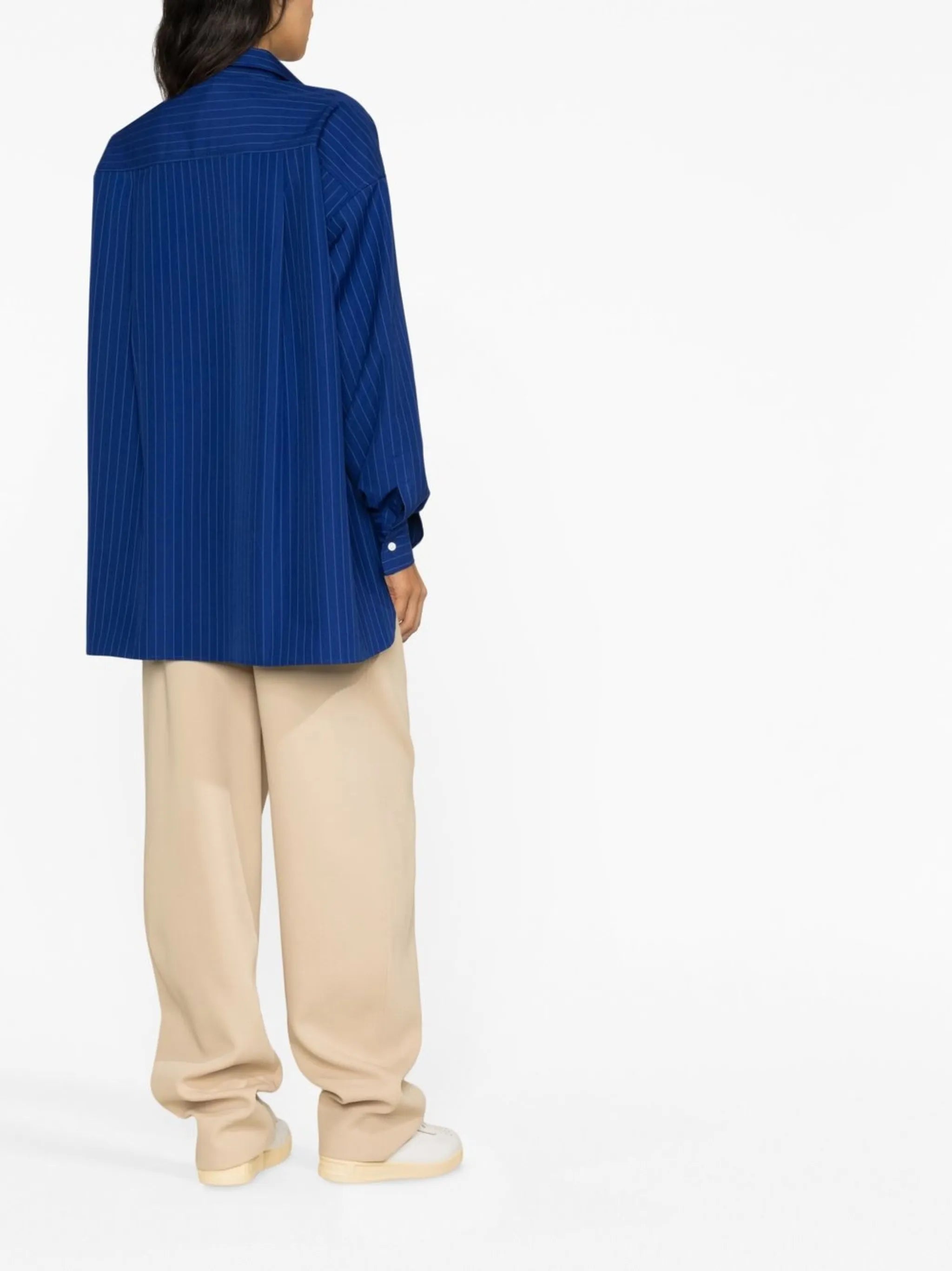 Georgia pinstriped long-sleeve shirt