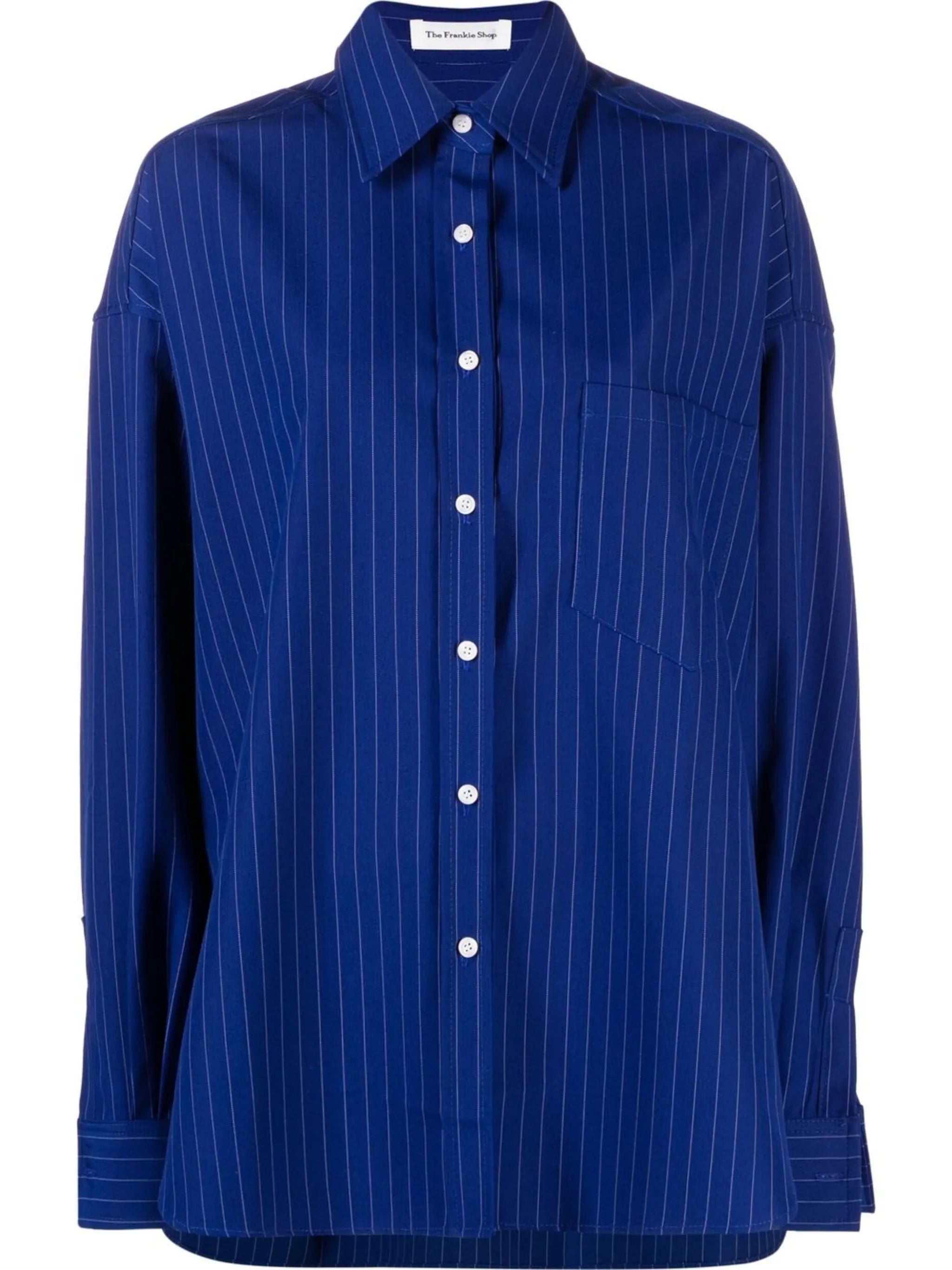 Georgia pinstriped long-sleeve shirt