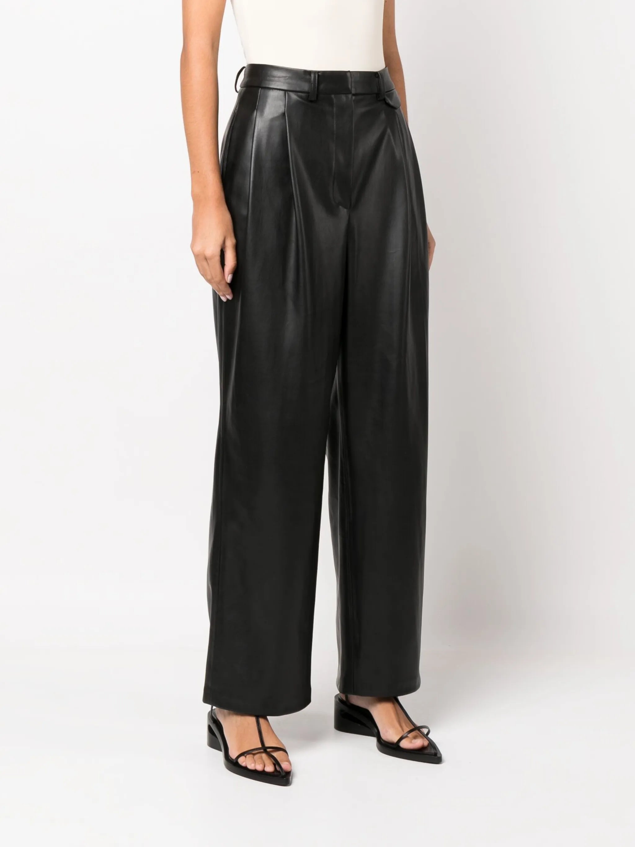 Pernille faux leather trousers