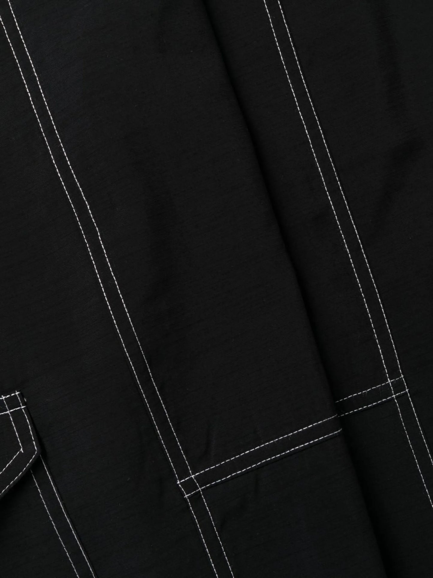 Slub tapered cargo pants