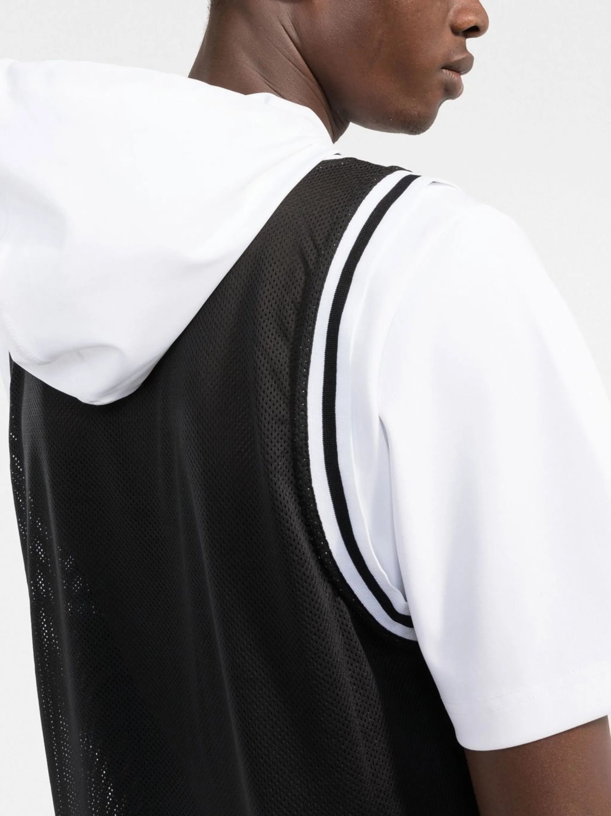 logo hooded T-shirt