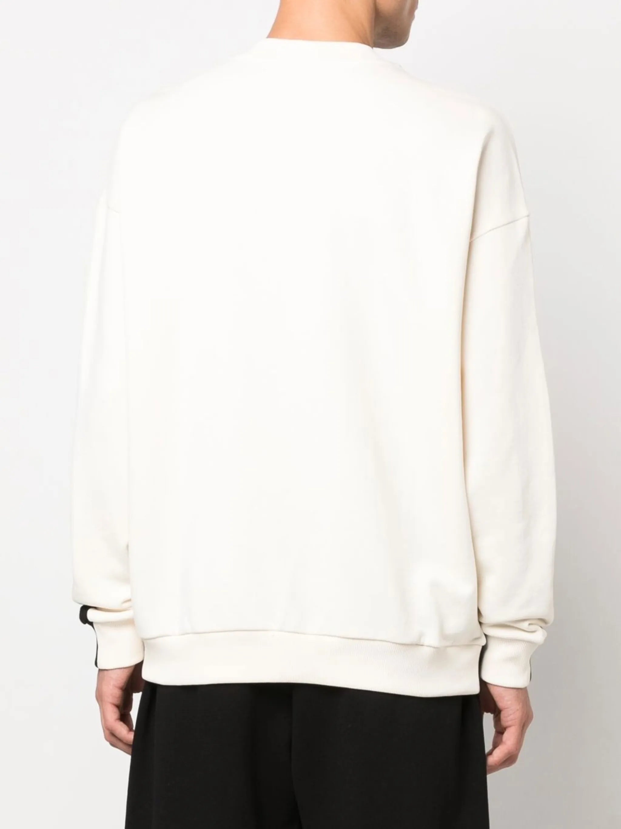 Cross-patch cotton sweatshirt
